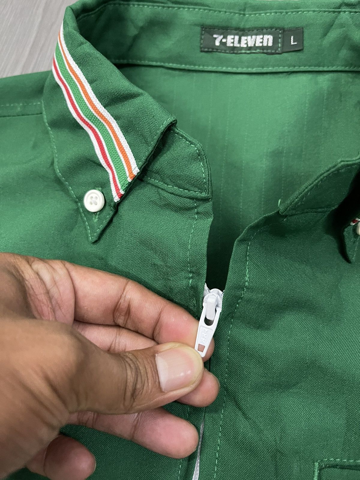 Japanese Brand × uniform experiment 7 eleven zip up work shirt Size US M / EU 48-50 / 2 - 6 Thumbnail
