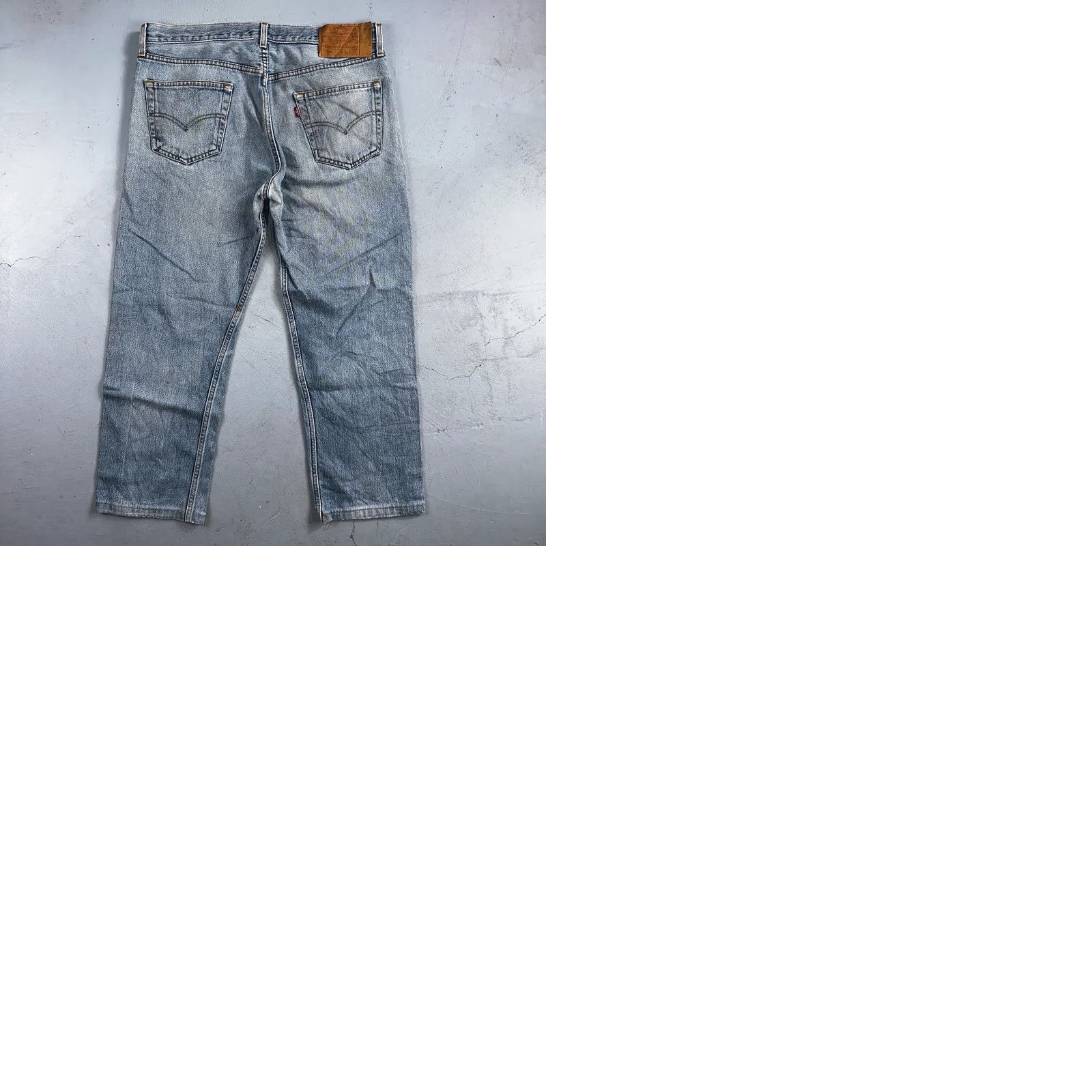 Levi's VINTAGE Levi's 501 Jeans Men 36x30 Blue Light Wash Straight 90s USA Classic 5-Pocket Denim Size US 36 / EU 52 - 11 Thumbnail