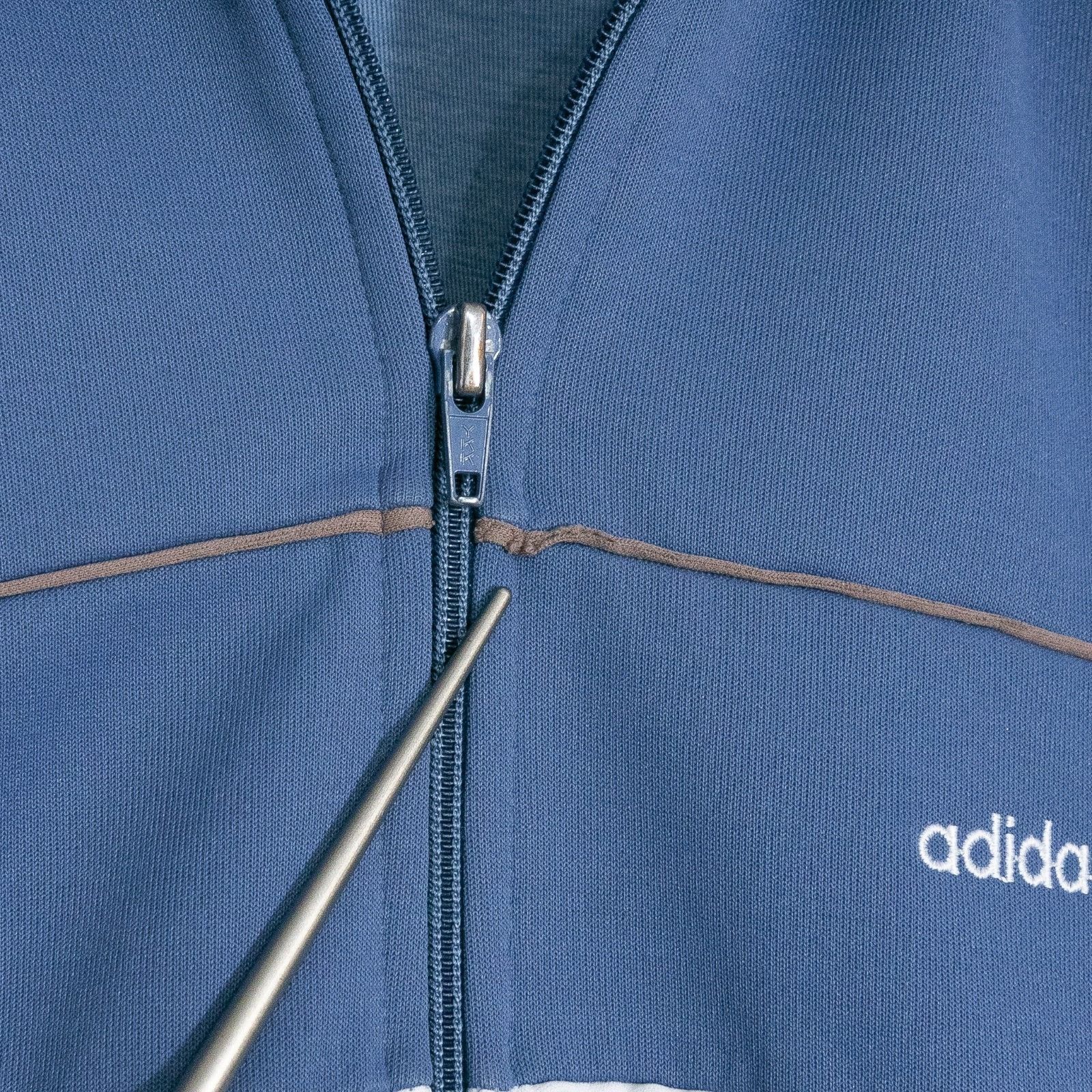 Adidas Vintage 80s Adidas Trefoil Windbreaker Track Jacket Large Size US L / EU 52-54 / 3 - 3 Thumbnail