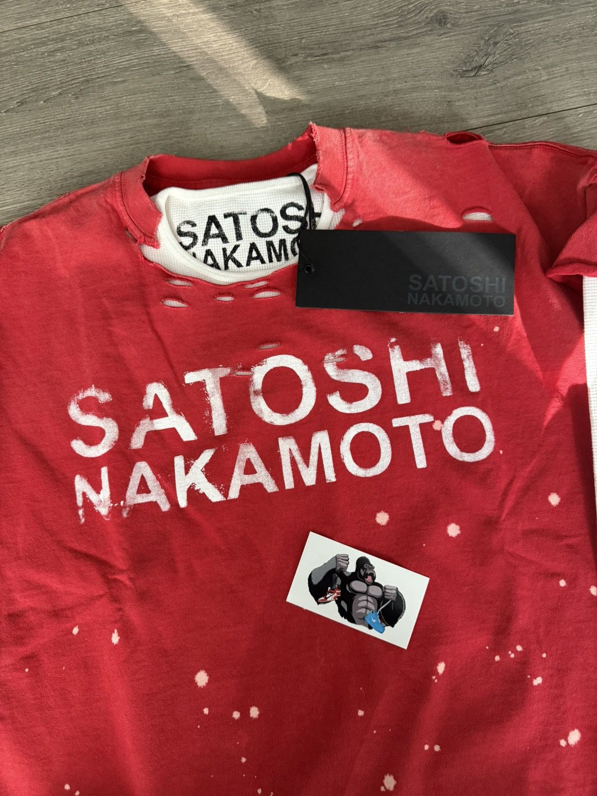 Satoshi Nakamoto Satoshi Nakamoto Luke T-Shirt Thermal Red Size US L / EU 52-54 / 3 - 3 Thumbnail