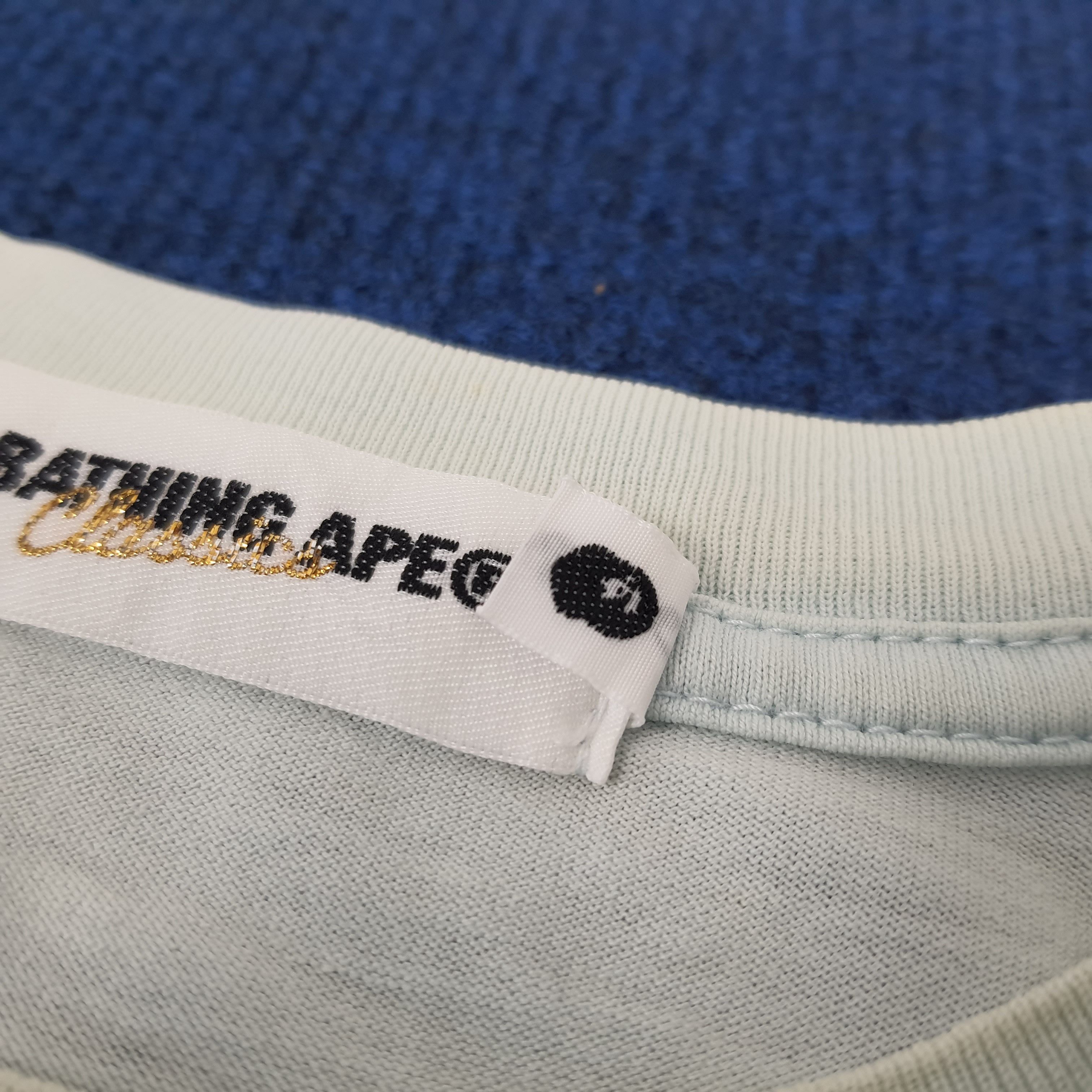 Japanese Brand × Vintage Vintage A Bathing Ape Logo Design Tshirt Size US L / EU 52-54 / 3 - 8 Thumbnail