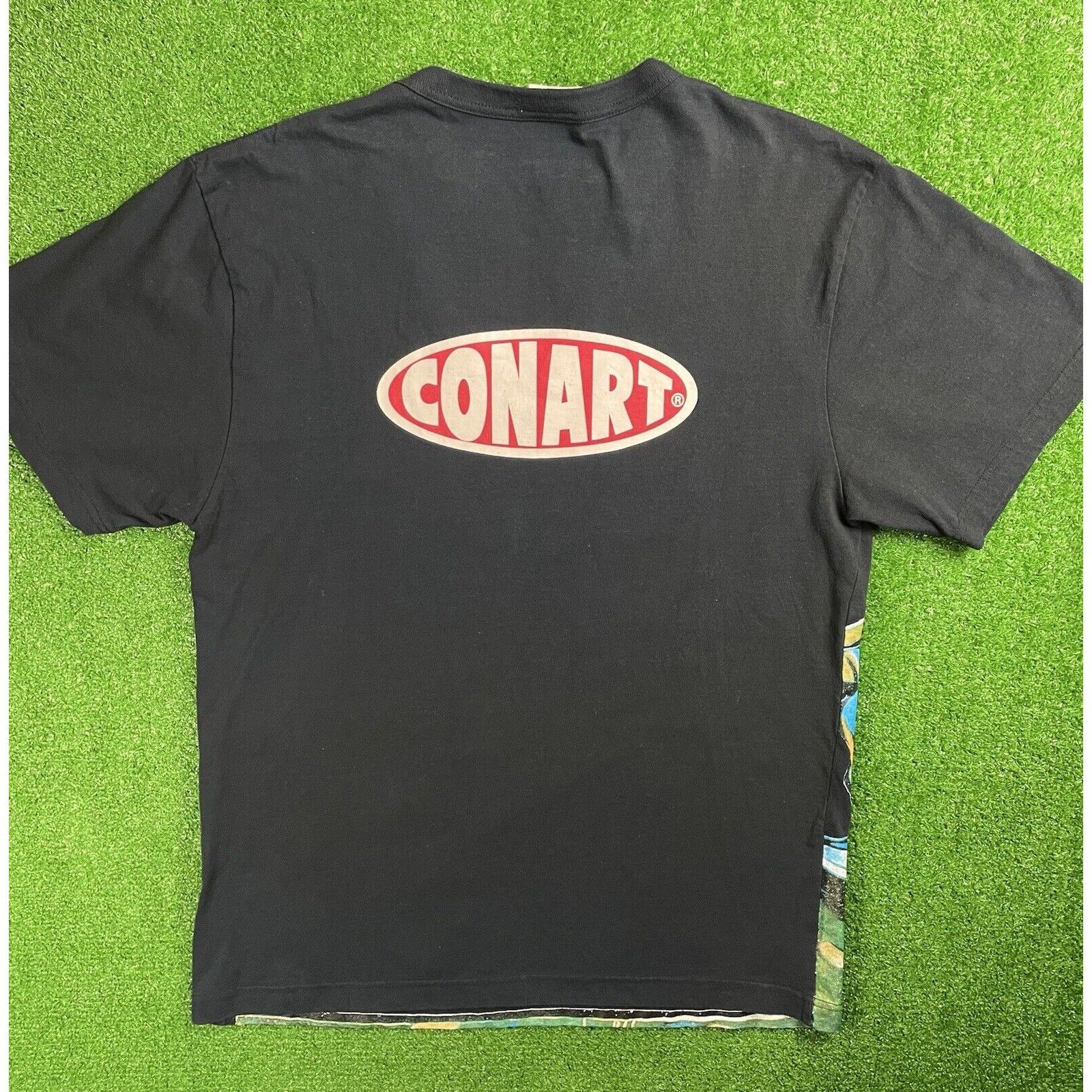 Vintage Vintage 90s Conart Black Graffiti Krylon Medium Large Shirt Size US M / EU 48-50 / 2 - 6 Thumbnail