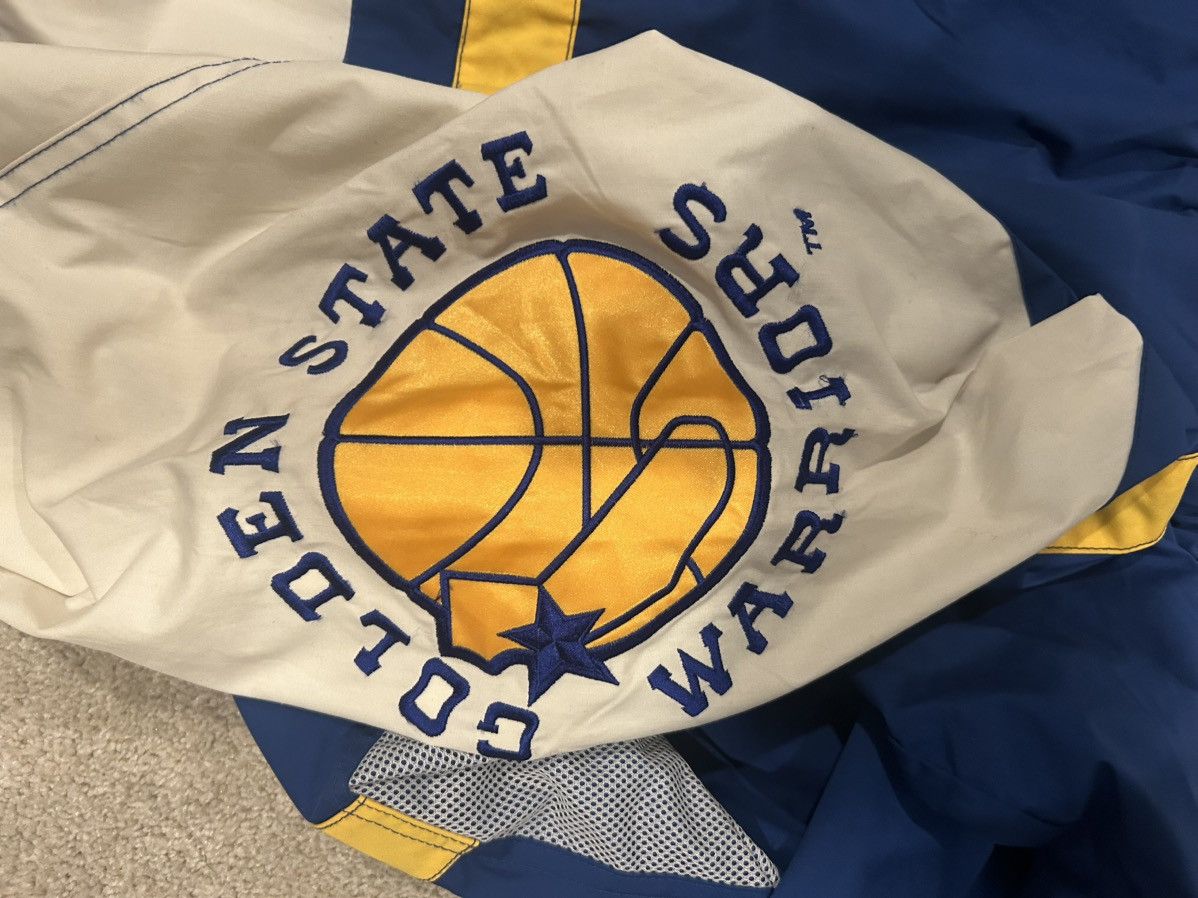 Starter Vintage 90s NBA Starter Warriors half-zip pullover jacke Size US XL / EU 56 / 4 - 3 Thumbnail