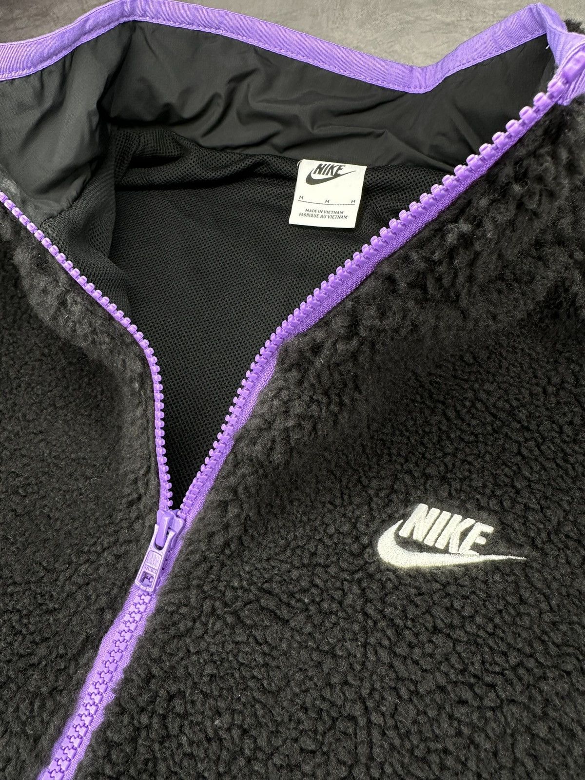 Jordan Brand × Nike Nike Fleece Anorak Men’s Zip Pullover Jacket Purple Size US M / EU 48-50 / 2 - 6 Thumbnail