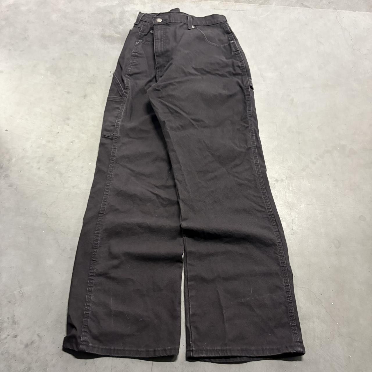 Dickies Crazy Vintage Y2K/2000s Baggy Dickies Black Carpenter Jeans! Size US 38 / EU 54 - 3 Thumbnail