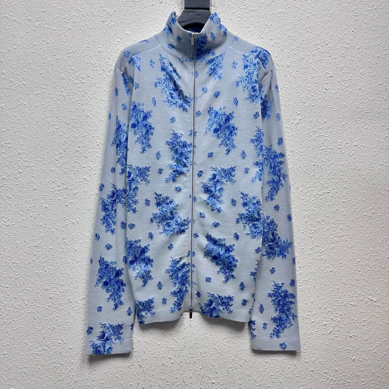 Dior DIOR 22FW Flower Print Turtleneck Knit Size XL / US 12-14 / IT 48-50 - 1 Thumbnail