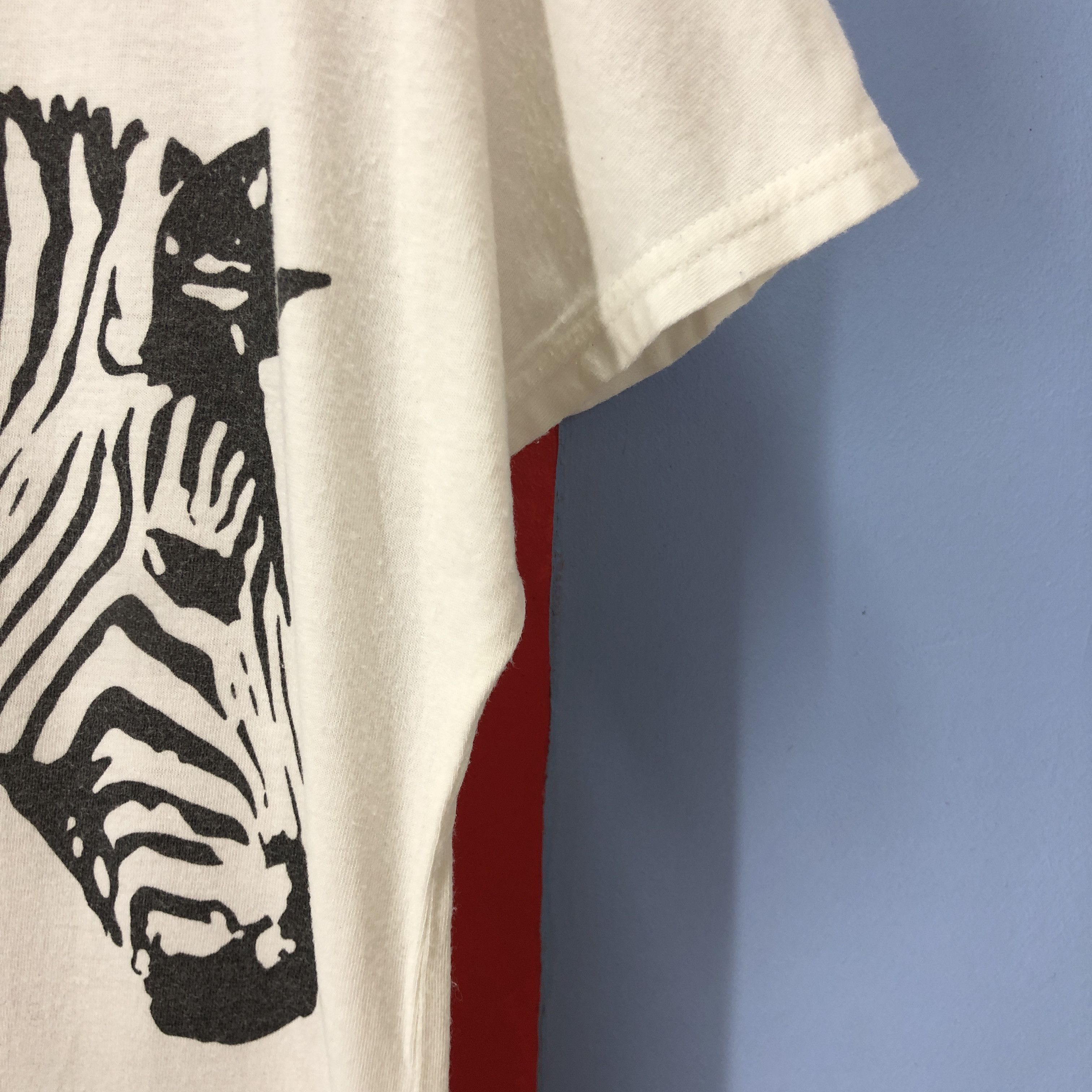 Pleasures Zebra MADE IN PLEASURE T Shirt #1508/AZ Size US M / EU 48-50 / 2 - 3 Thumbnail