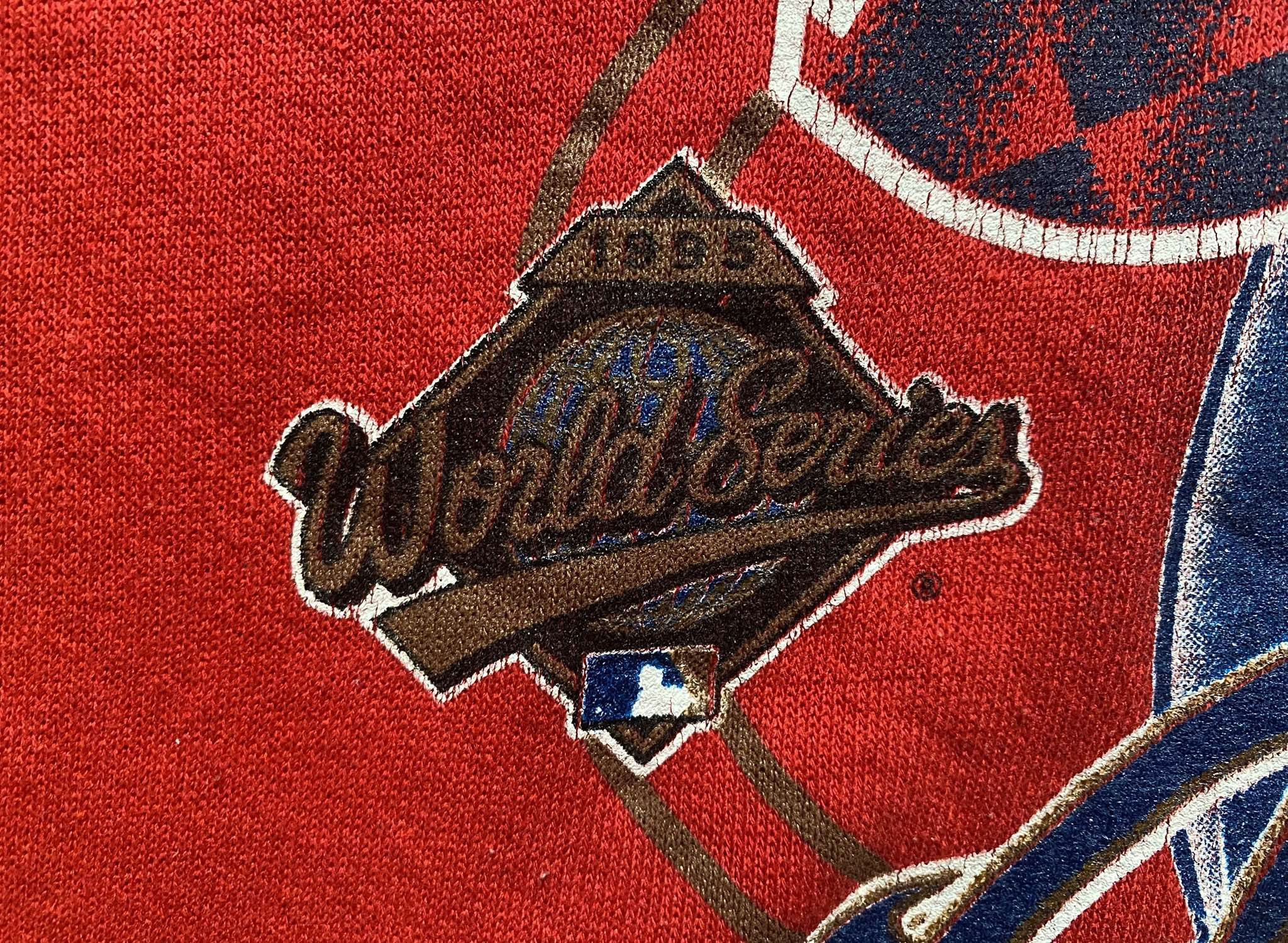 MLB × Vintage Vintage 1995 Cleveland Indians 1995 World Series Baseball Size US XL / EU 56 / 4 - 5 Thumbnail