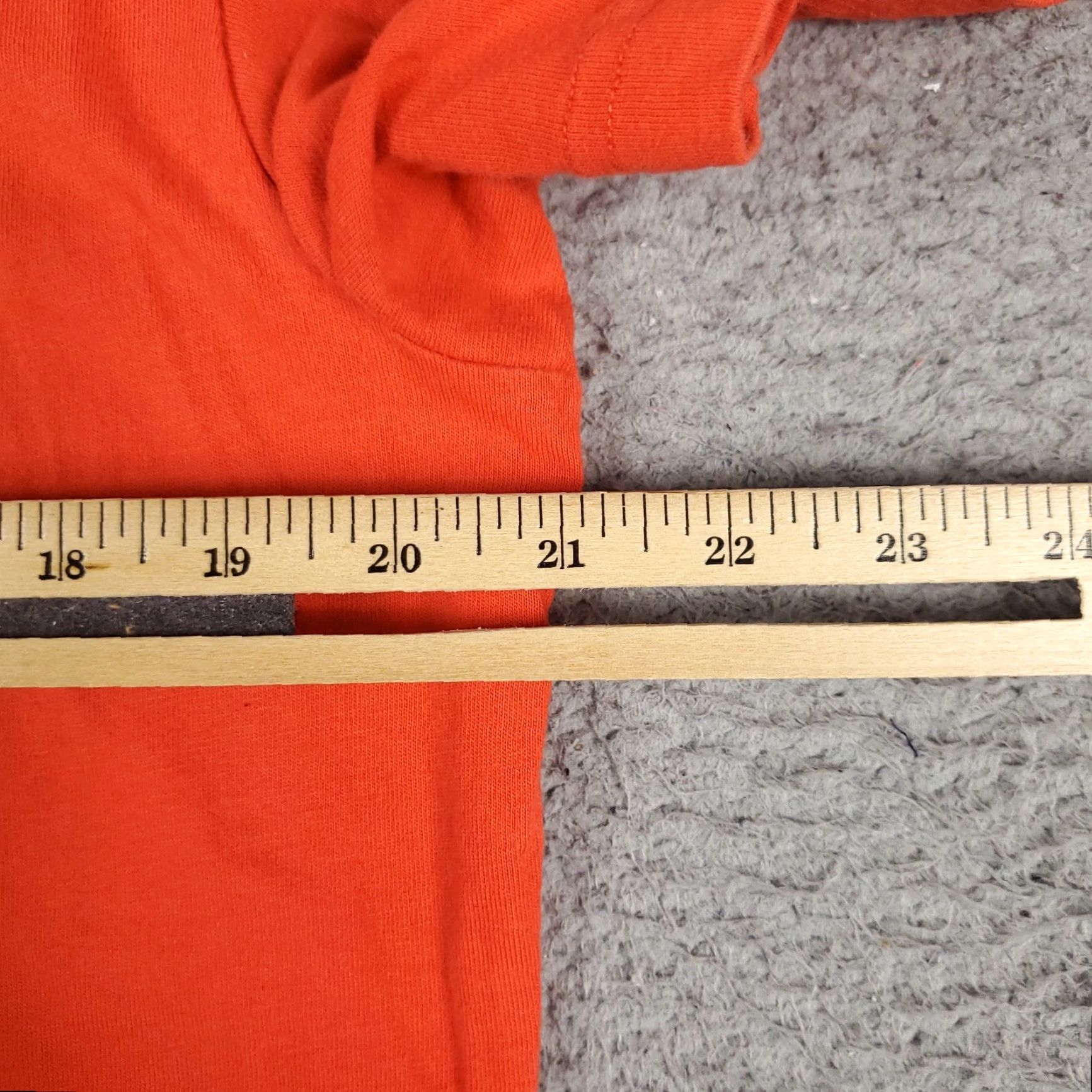 American Eagle Outfitters American Eagle Outfitters Shirt Adult Medium Orange Solid Short Sleeve Crew Neck Logo Mens Size US M / EU 48-50 / 2 - 6 Thumbnail