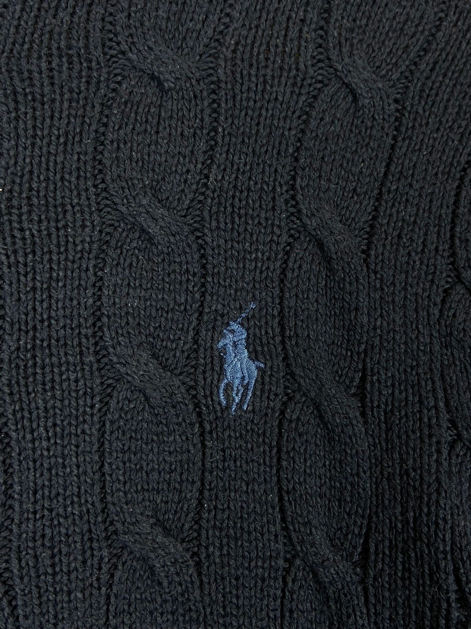 Ralph Lauren Sweater Ralph Lauren navy cable knit classic Size US M / EU 48-50 / 2 - 3 Thumbnail