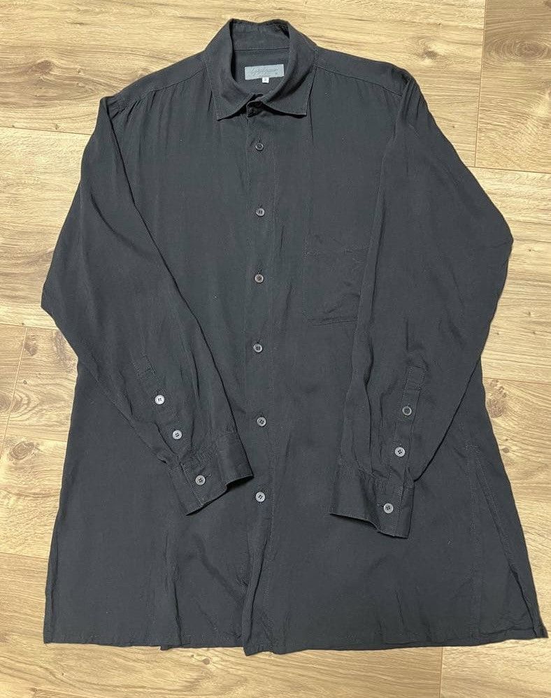 Yohji Yamamoto Like New Pour Homme Shirt Thin Cellulose Shirt Size US M / EU 48-50 / 2 - 1 Thumbnail