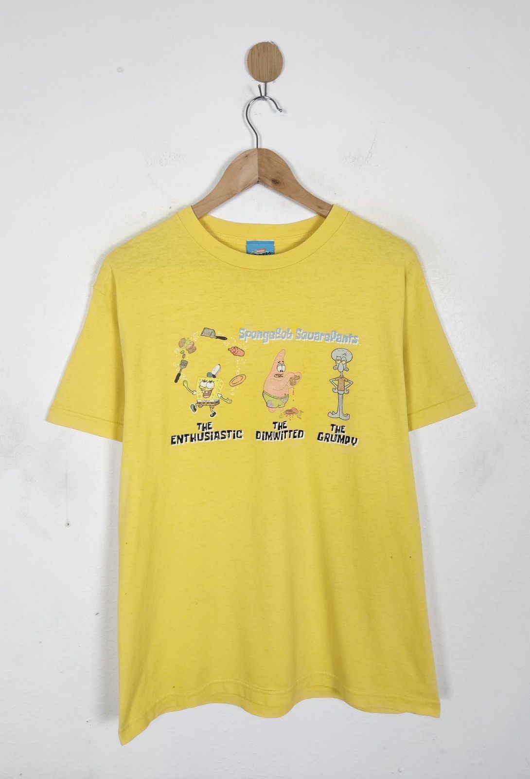 Cartoon Network Vintage 90s Spongebob Squarepants nicklodean tee Shirt Size US M / EU 48-50 / 2 - 1 Thumbnail