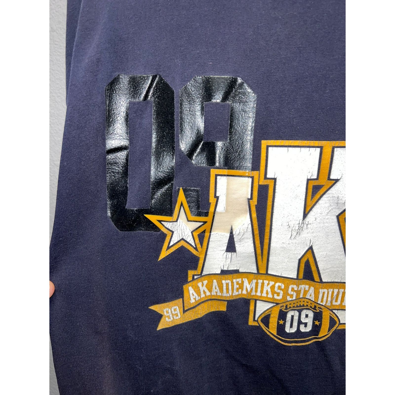 Akademiks Akademiks Stadium Series Shirt 09 AKS Black Tee Tee 2000s 2X Size US XXL / EU 58 / 5 - 2 Thumbnail