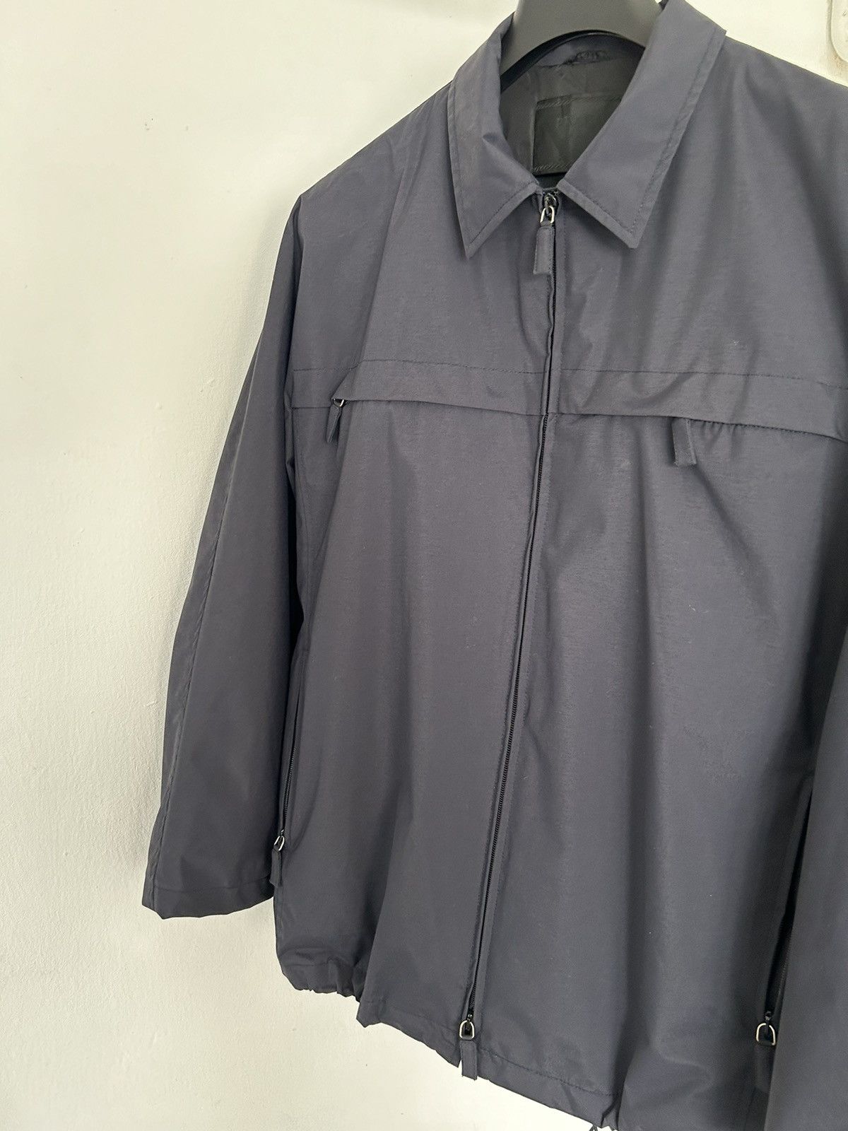 Prada Vintage archive Prada Nylon navy blouson Size US M / EU 48-50 / 2 - 6 Thumbnail