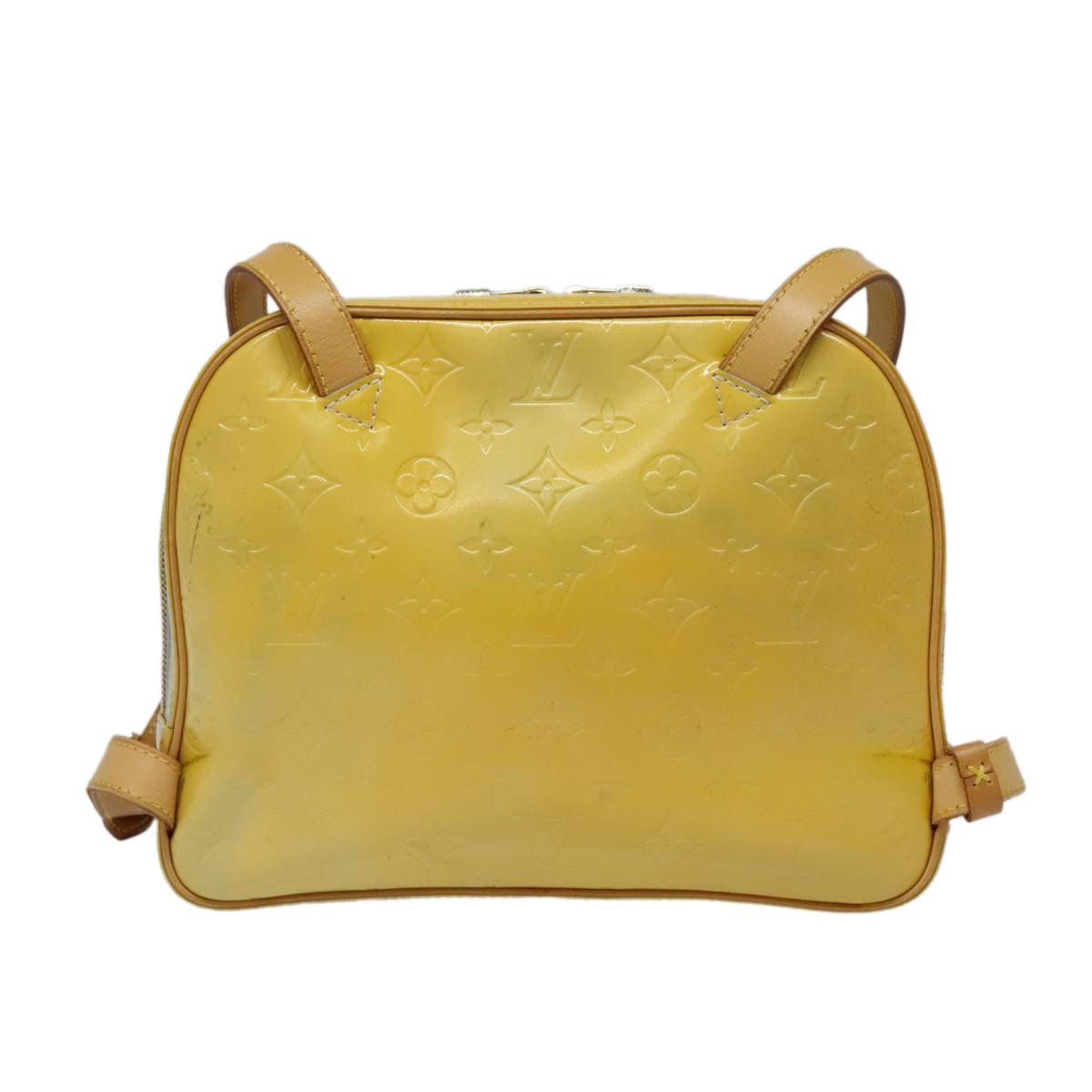 Louis Vuitton LOUIS VUITTON Monogram Vernis Marley Backpack Gris M91038 Size ONE SIZE - 3 Thumbnail