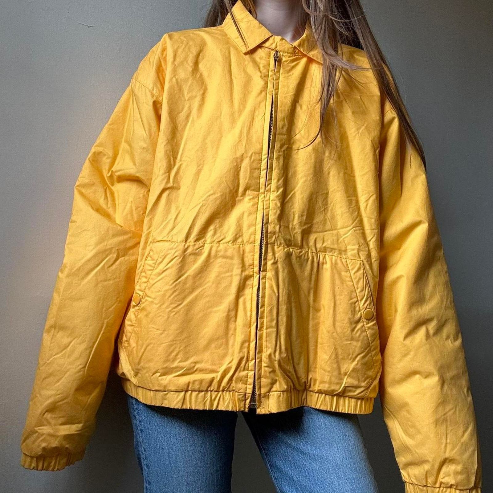Vintage Vintage Claybrooke Yellow Cotton Chore Coat Medium Cotton Size M / US 6-8 / IT 42-44 - 3 Thumbnail