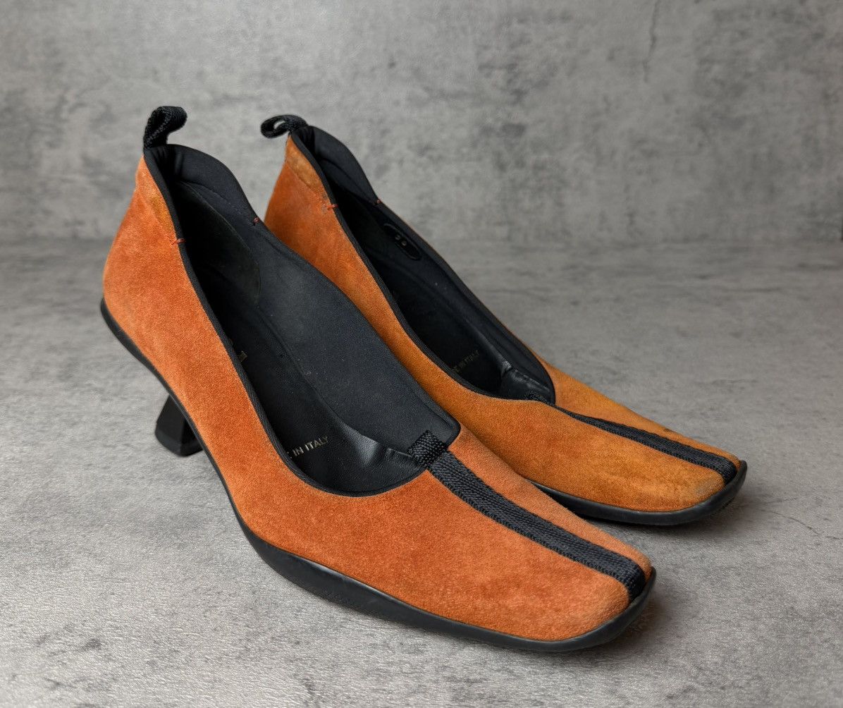 Prada PRADA - FW1999 SUEDE KITTEN HEELS Size US 6 / IT 36 - 1 Thumbnail