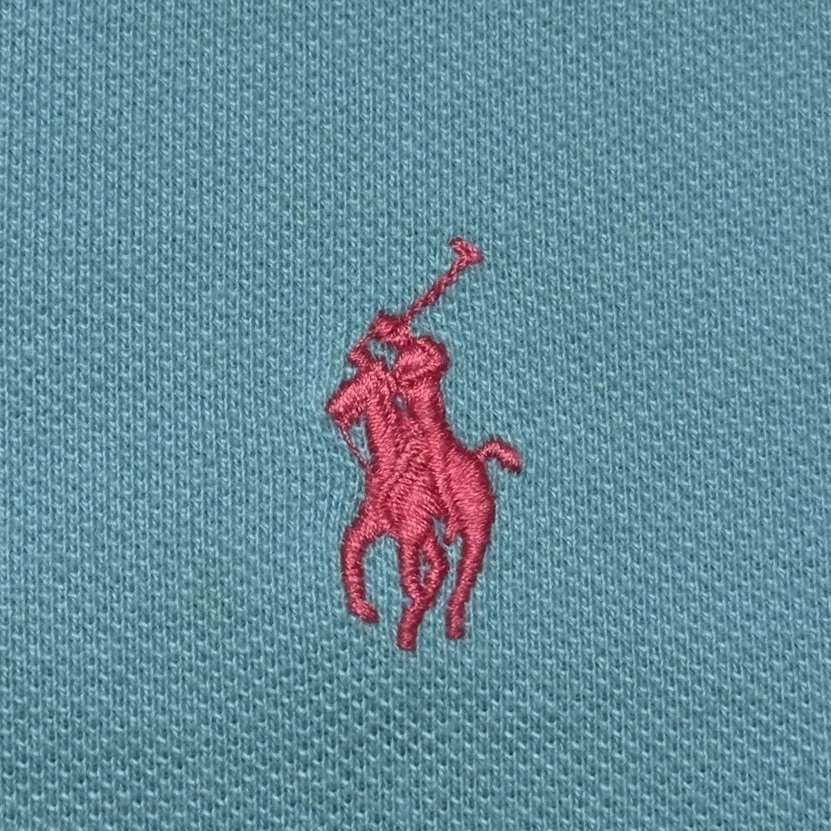 Polo Ralph Lauren Polo Ralph Lauren Custom Slim Fit Pique Polo Turquoise M Size US M / EU 48-50 / 2 - 4 Thumbnail