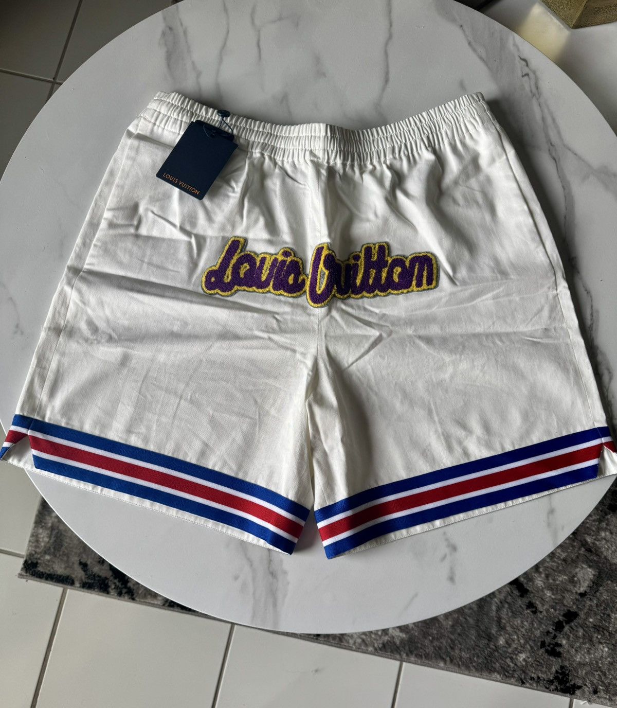 Louis Vuitton Louis Vuitton × NBA Basketball Shorts – LIMITED EDITION Size US 41 - 1 Thumbnail