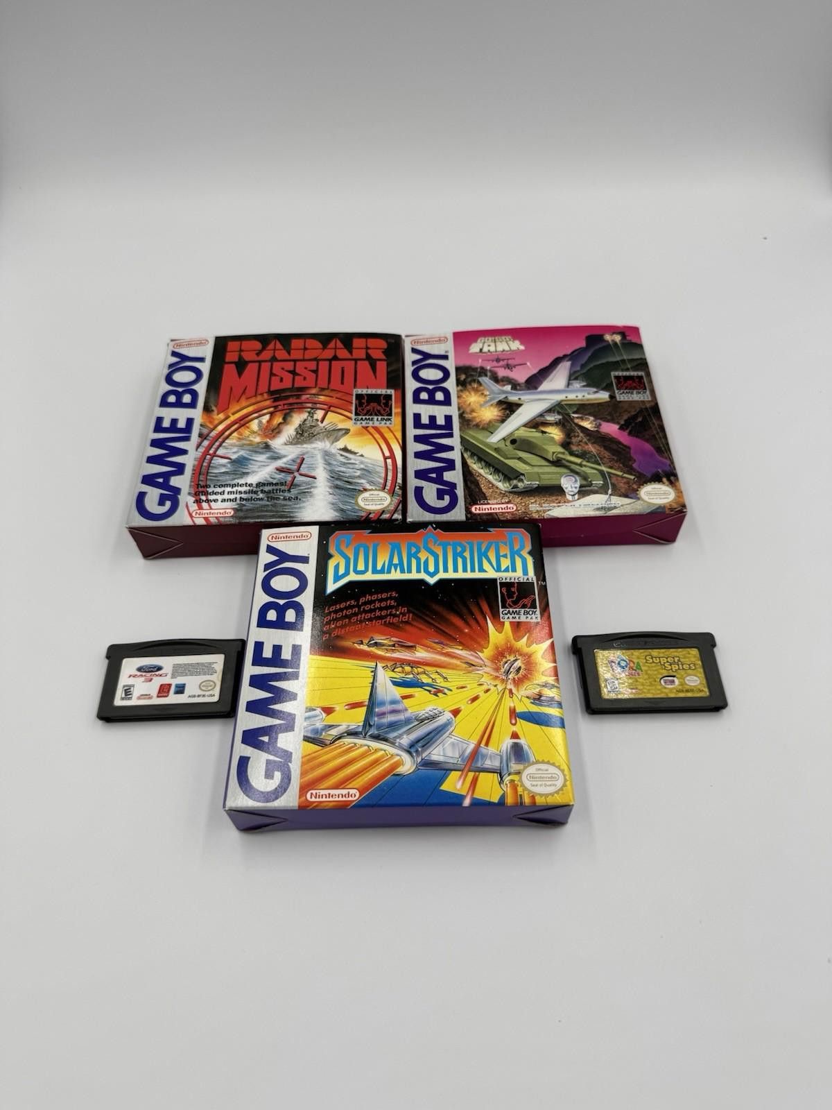 Nintendo Game Boy Collection BOXES RADAR MISSION Solar Striker Go Tan Size ONE SIZE - 2 Thumbnail