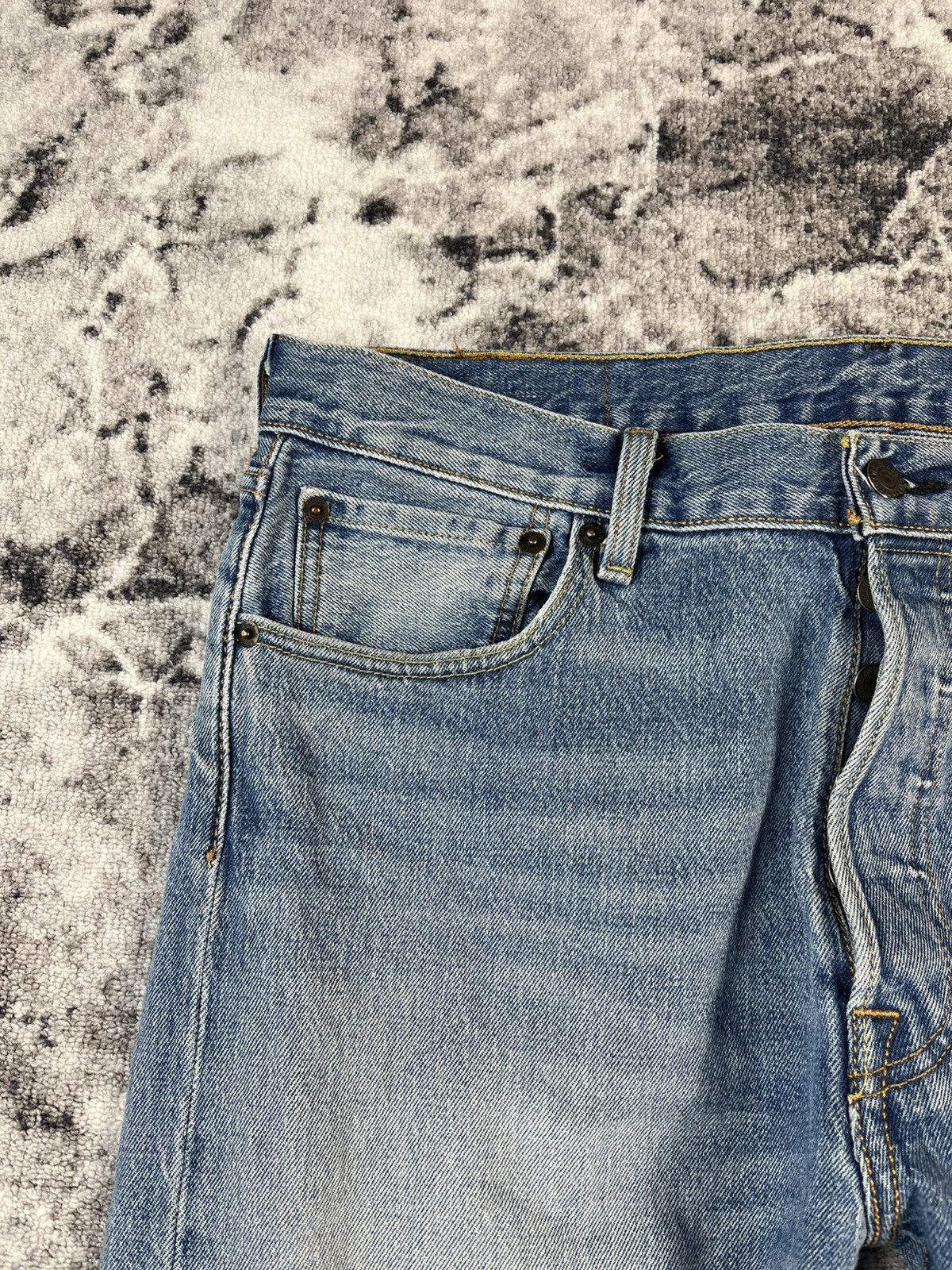 Levi's Levis 501 Vintage Blue Denim Jeans W34 L30 Made Mexico Size US 34 / EU 50 - 6 Thumbnail