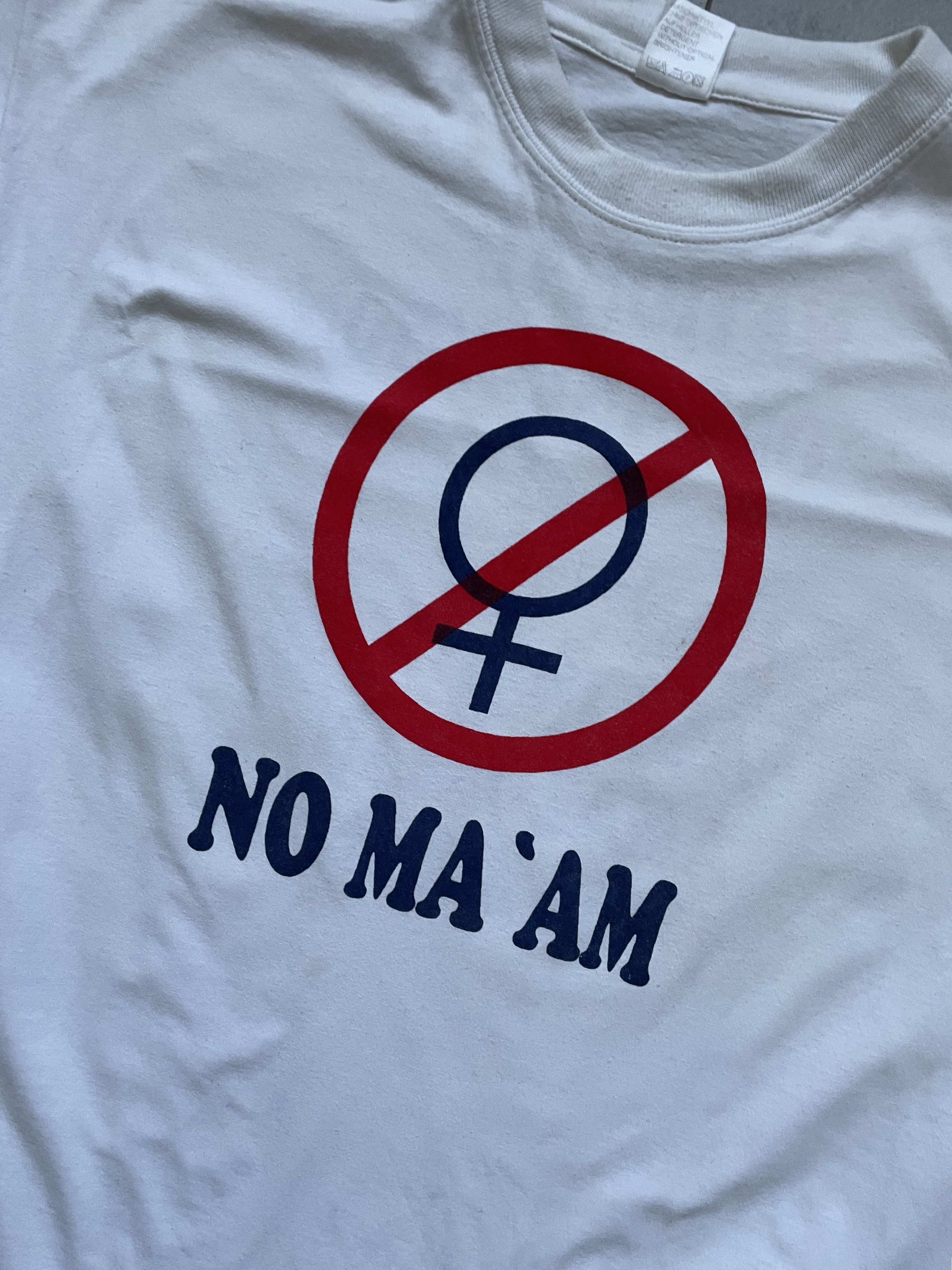 Vintage VINTAGE 90S AL BUNDY NO MA'AM WHITE TEE Size US L / EU 52-54 / 3 - 6 Thumbnail