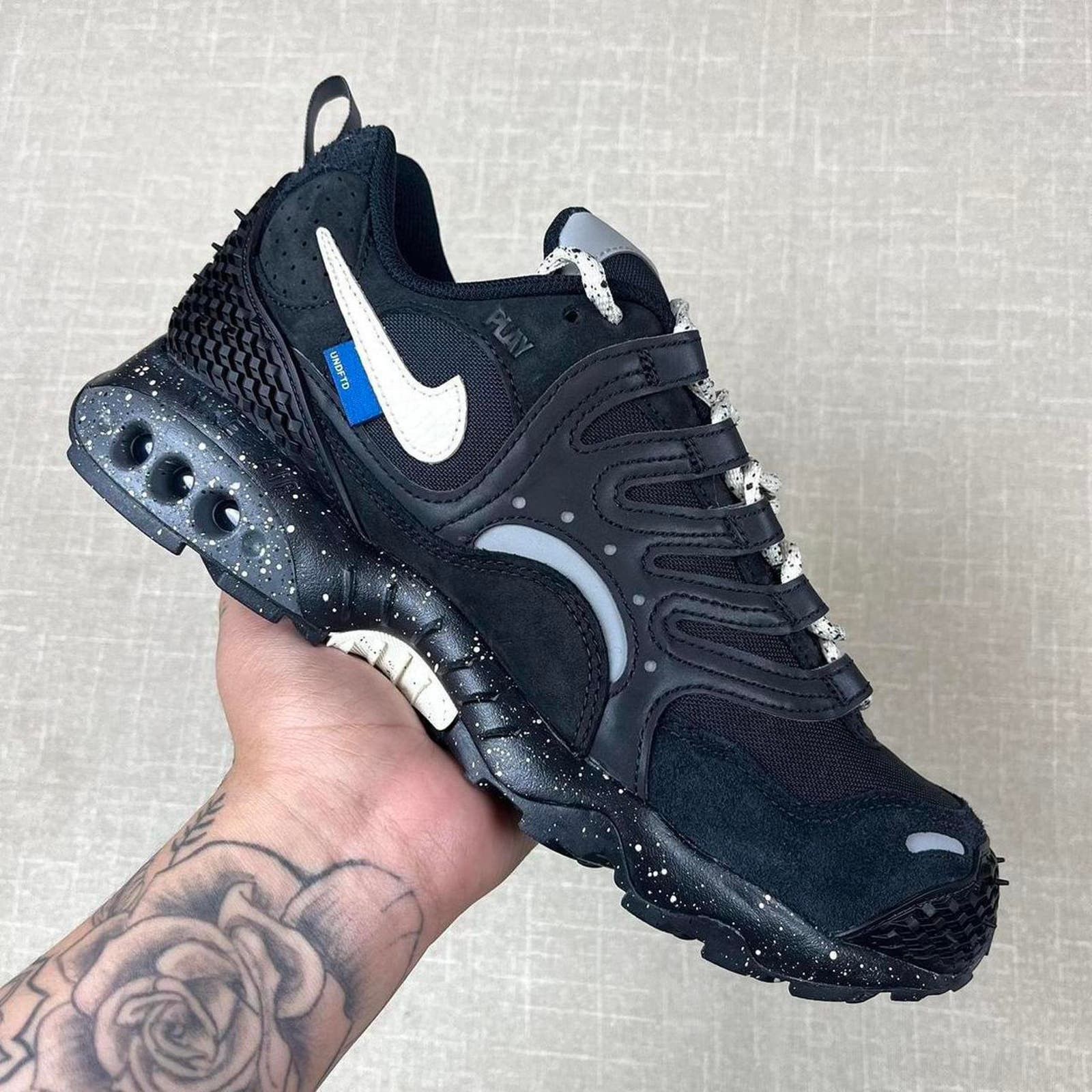 image of Nike X Undefeated Terra Humara Black Shoes, Women's (Size 6.5)
