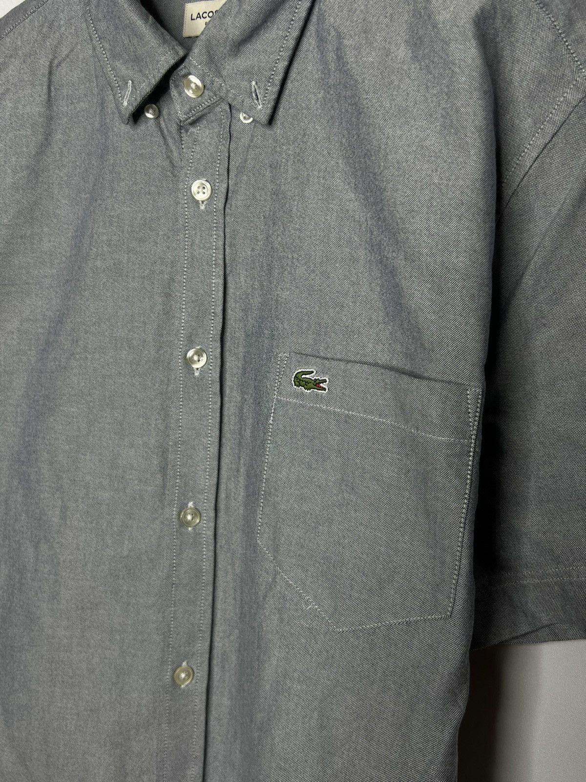 Lacoste Lacoste Luxury Short Sleeve Shirt Button Up Tee Size US L / EU 52-54 / 3 - 3 Thumbnail