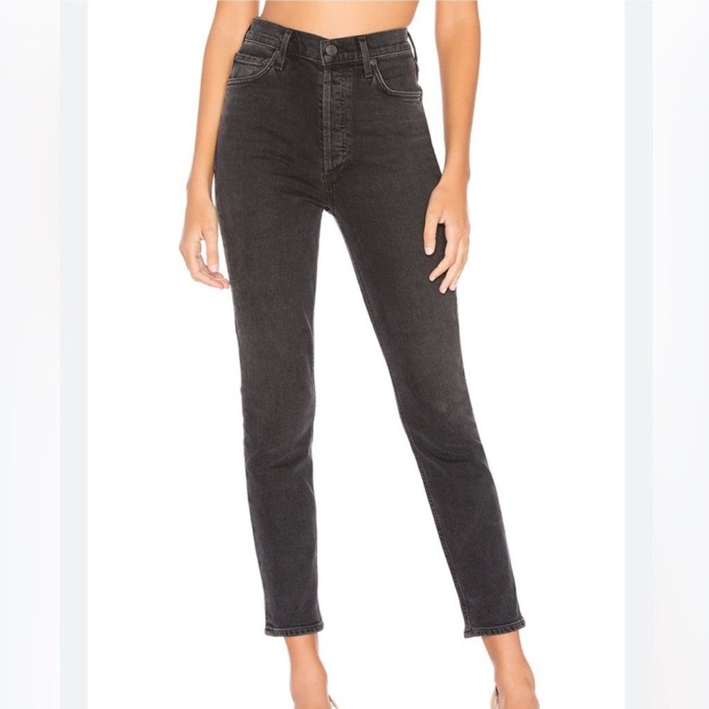 Citizens Of Humanity AGOLDE Premium NICO Jeans – Black – Size 32 🖤👖 Size 32" / US 10 / IT 46 - 1 Thumbnail