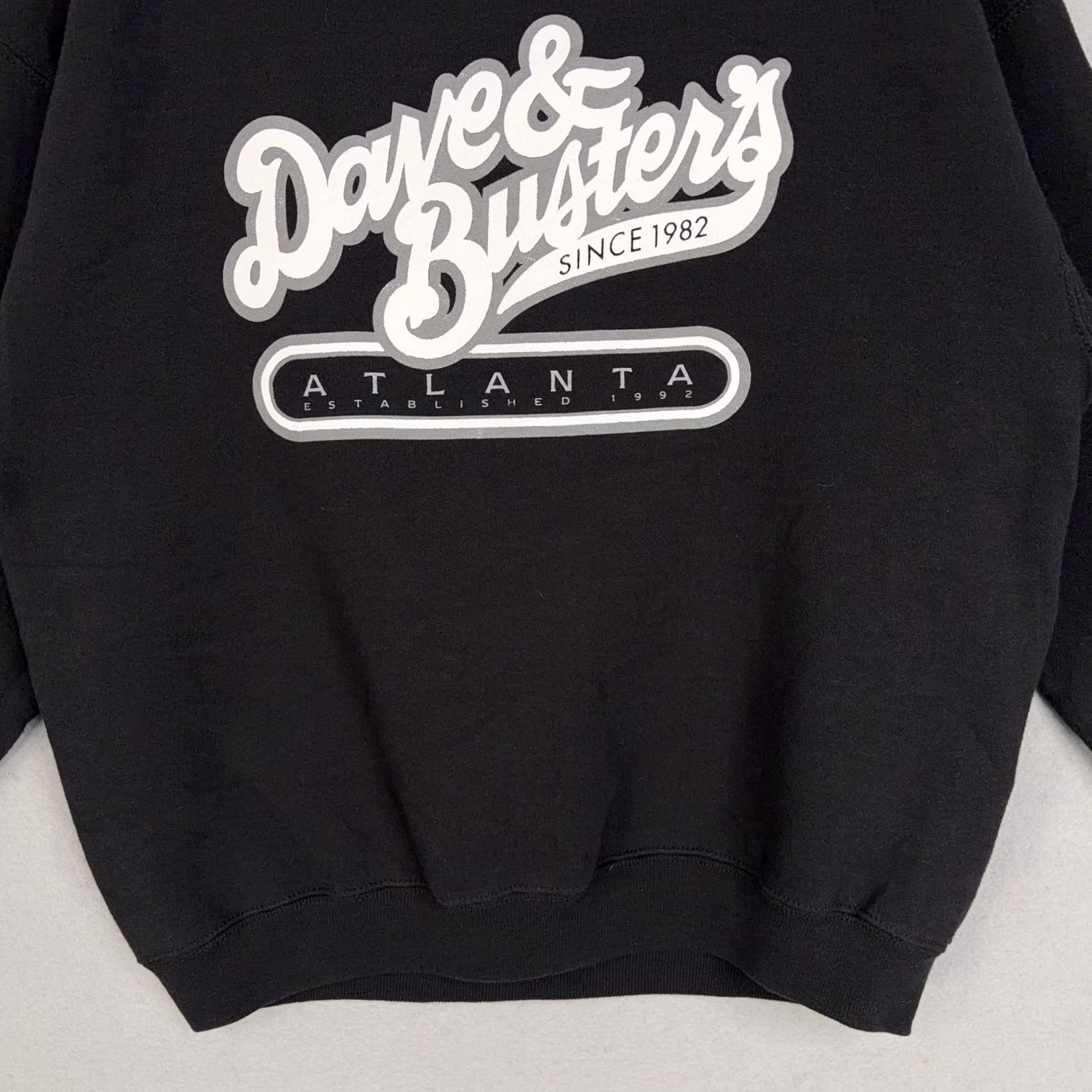 Lee VINTAGE Lee Sweatshirt Mens Large Black Dave & Busters Atlanta Crewneck 90s Heavyweight USA Founded Since 1889 Men Size US L / EU 52-54 / 3 - 3 Thumbnail