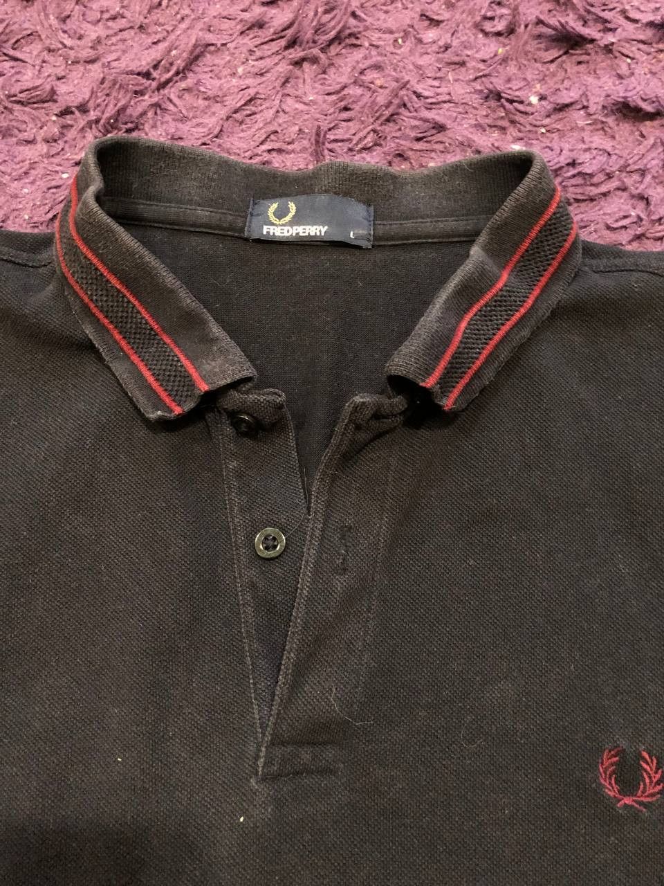 Fred Perry T-Shirt Fred Perry Streetwear polos Vintage black logoY2K Size US L / EU 52-54 / 3 - 7 Thumbnail