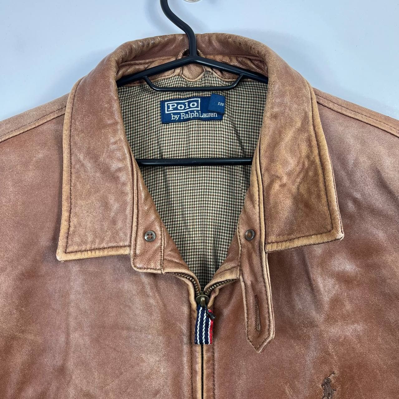 Polo Ralph Lauren Polo Ralph Lauren Lambskin Leather Jacket Brown Full Zip XXL Size US XXL / EU 58 / 5 - 3 Thumbnail