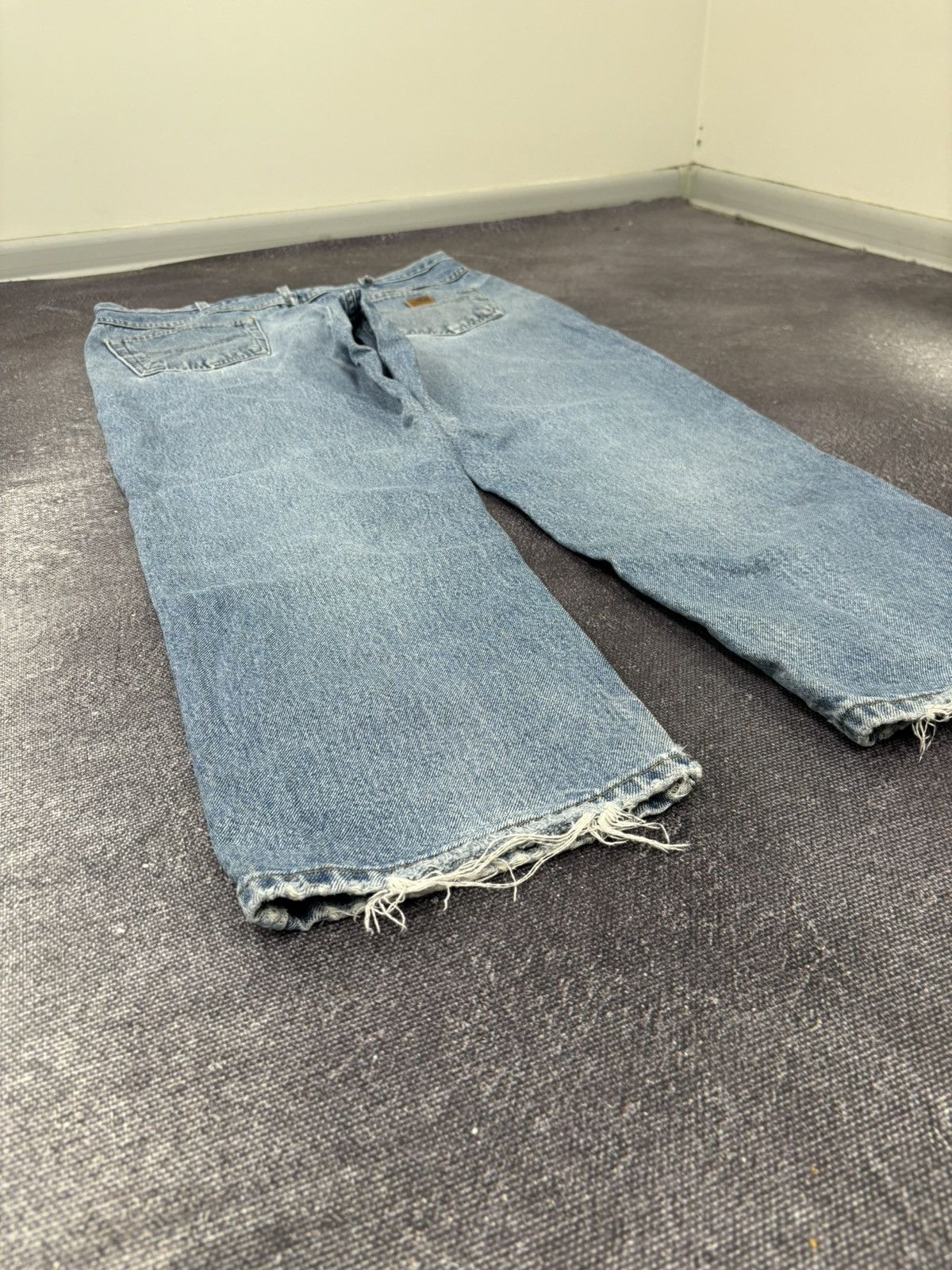 Carhartt Vintage 90s Carhartt USA Faded Washed Baggy Jeans Size US 36 / EU 52 - 9 Thumbnail