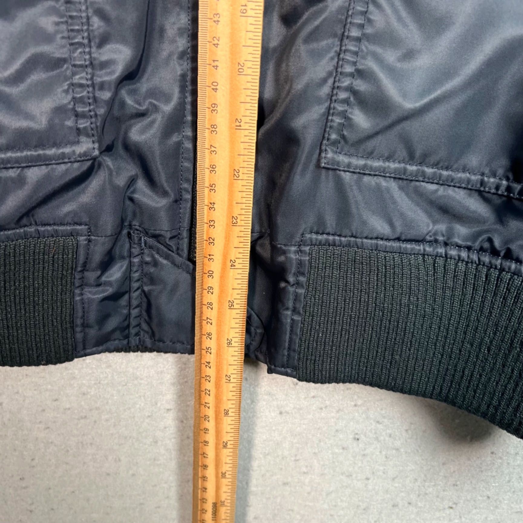 J.Crew J. Crew Mens Blue Hooded Bomber Jacket Large Nylon/Polyester Ribbed Hem & Cuffs Size US L / EU 52-54 / 3 - 6 Thumbnail