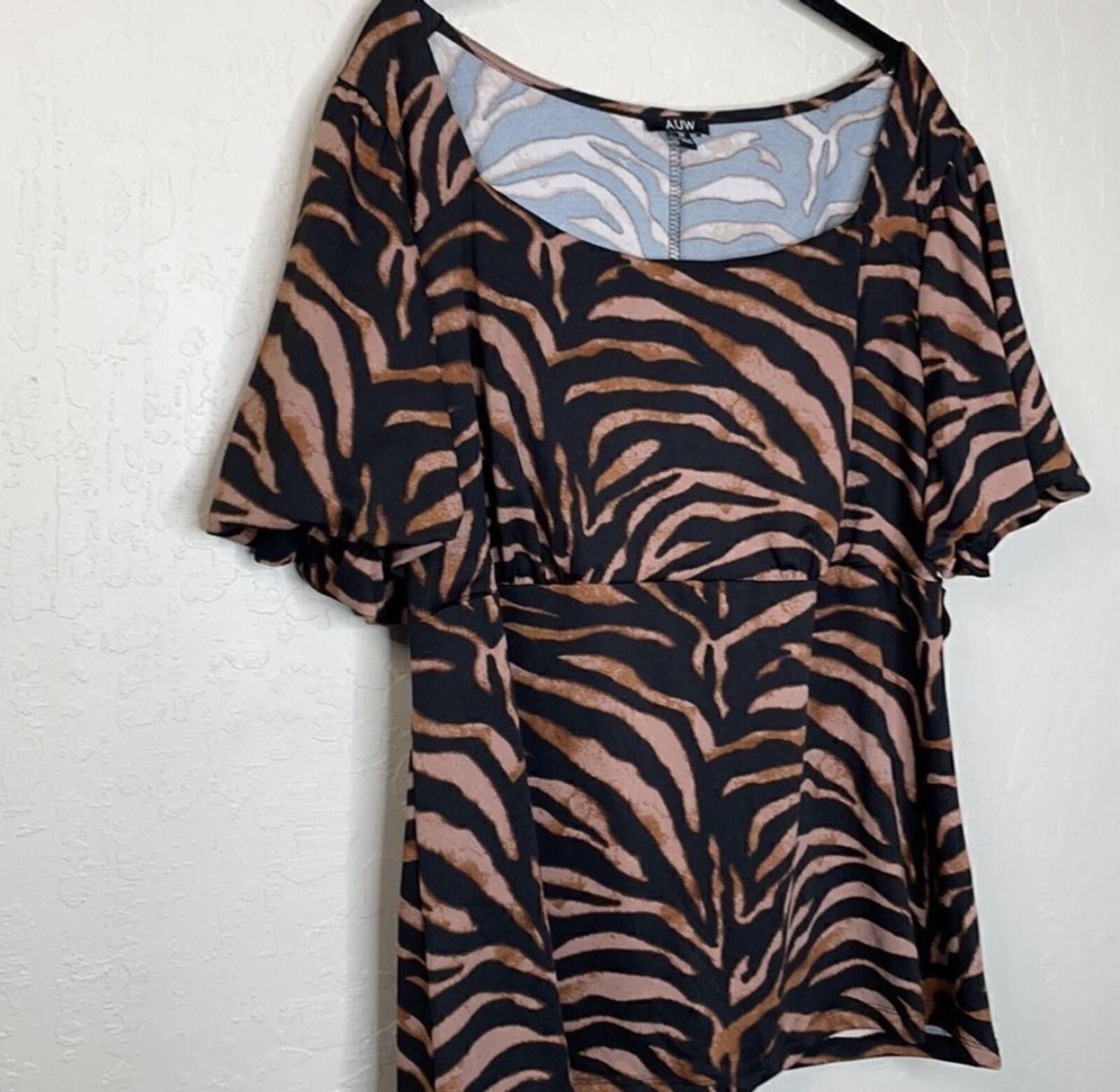 Other A.U.W leopard print blouse Size XXL / US 16-18 / IT 52-54 - 1 Thumbnail
