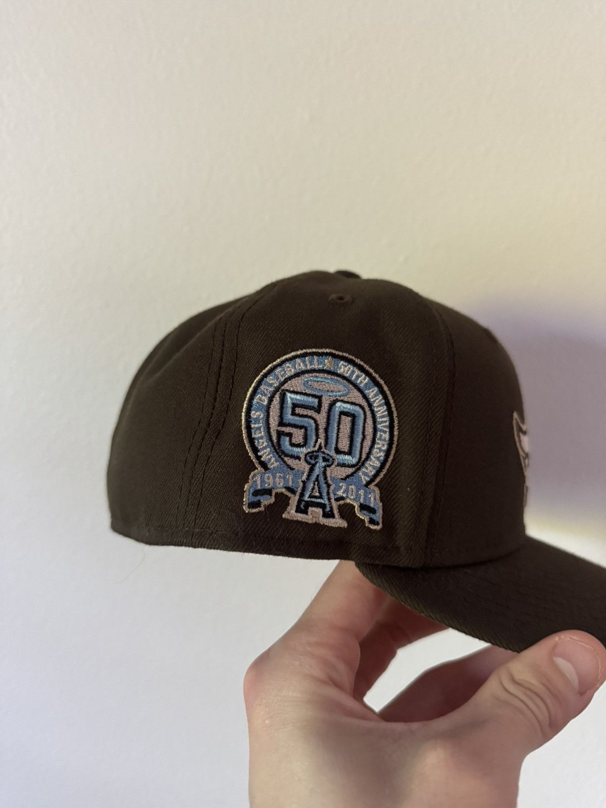 New Era NEW ERA MOCHA LA ANGELS 50th ANNIVERSARY FITTED Size ONE SIZE - 2 Thumbnail