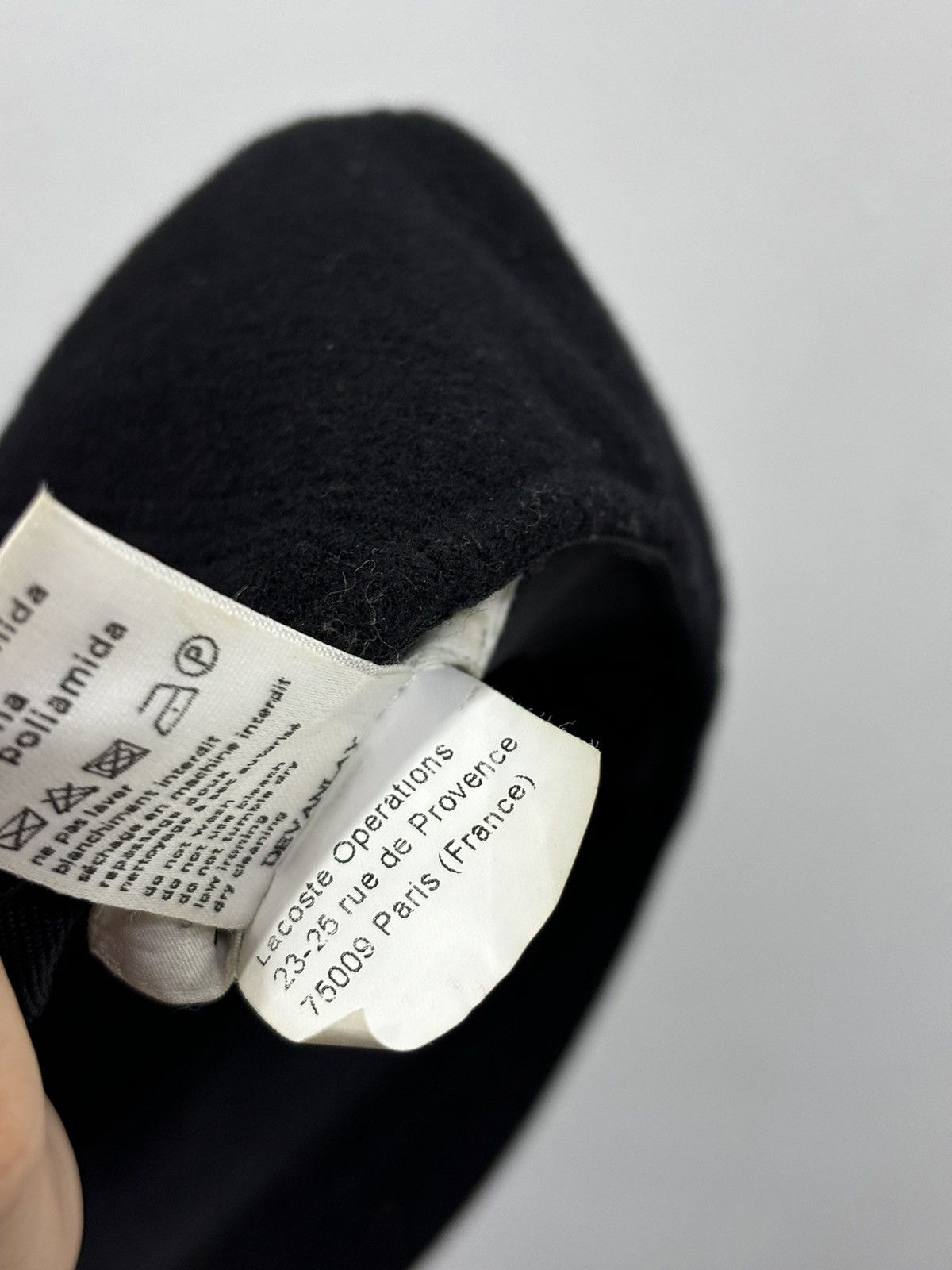 Lacoste × Vintage Lacoste Wool Hat 90s vintage Size ONE SIZE - 8 Thumbnail