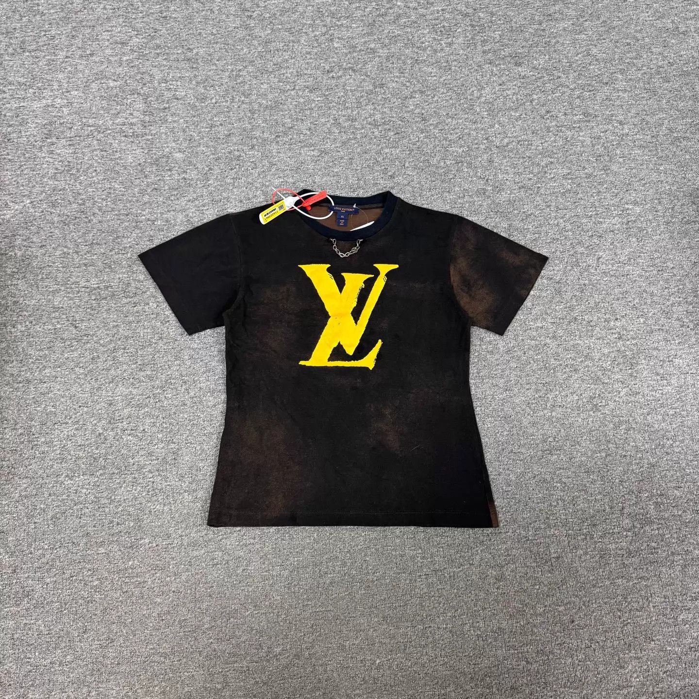 Louis Vuitton distressed short sleeve T-shirt XS 99 new