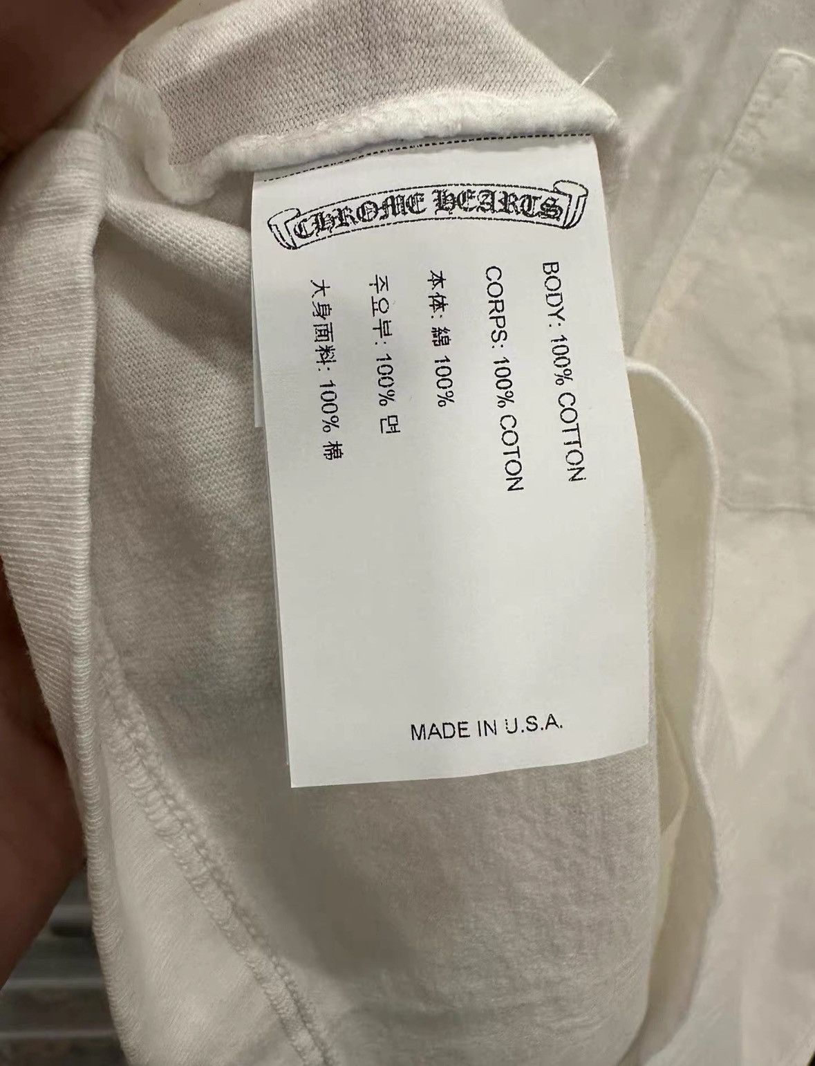 Chrome Hearts Chrome hearts tee Size US S / EU 44-46 / 1 - 5 Thumbnail