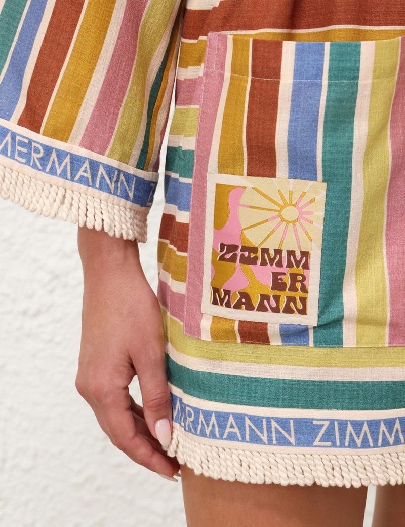 Zimmermann oc11z0126 Everley Robe in Multicolor Size L / US 10 / IT 46 - 4 Thumbnail