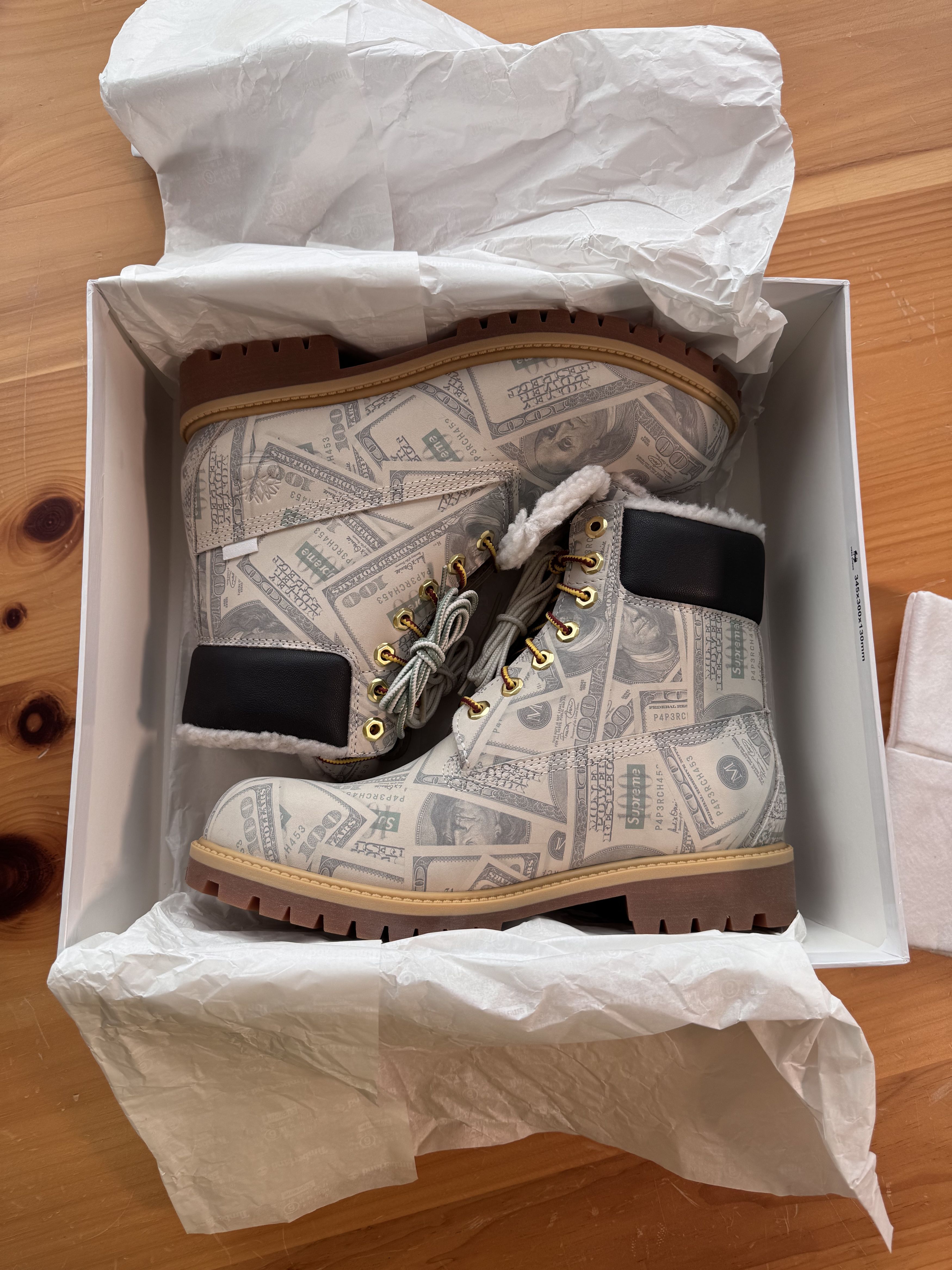 Maison Margiela × Supreme Supreme MM6 Maison Margiela Timberland Money Boots Size US 8.5 / EU 41-42 - 1 Thumbnail