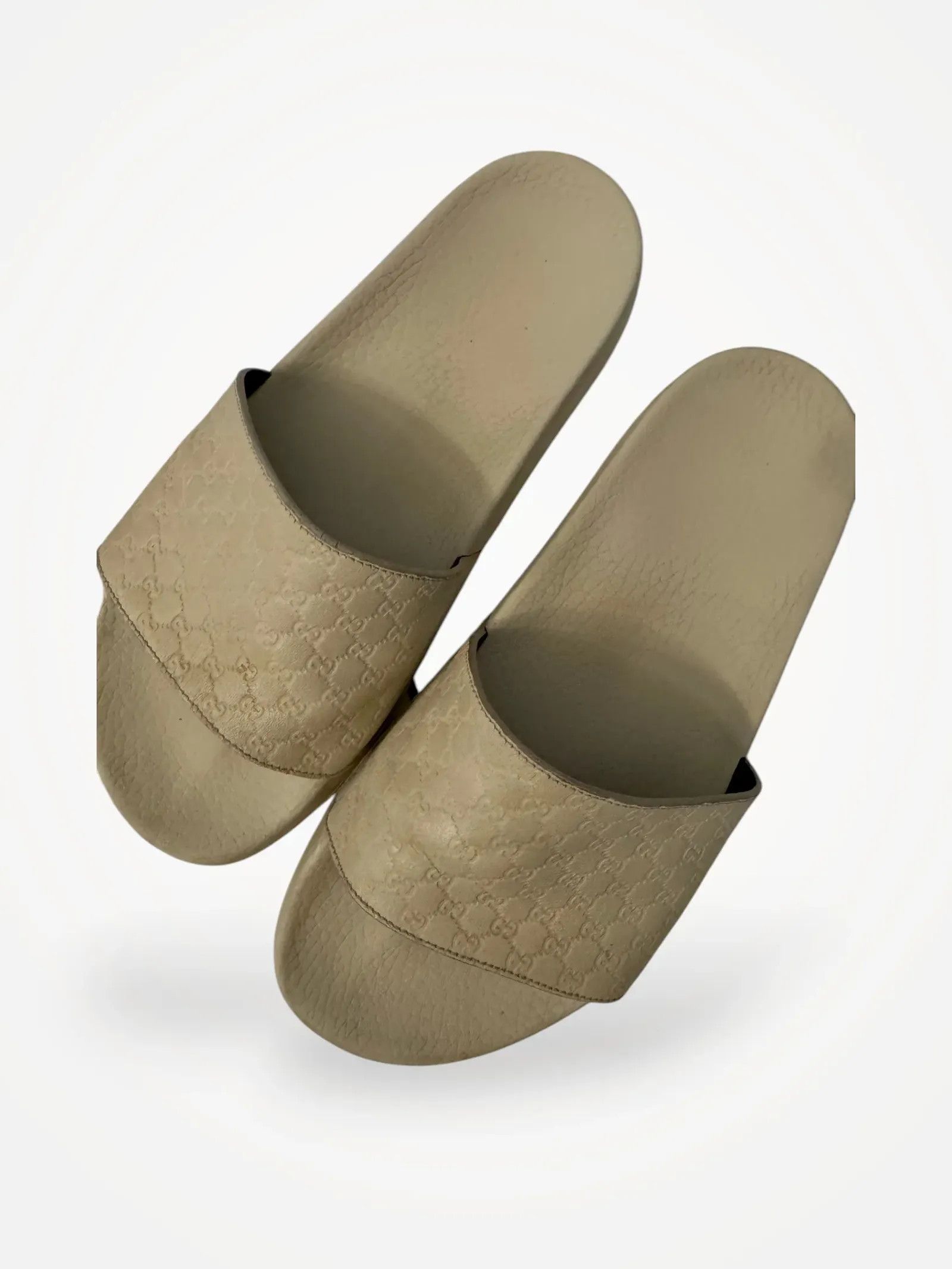 Gucci Gucci GUCCI SLIDES monogram Sandals Size US 8 / EU 41 - 1 Thumbnail