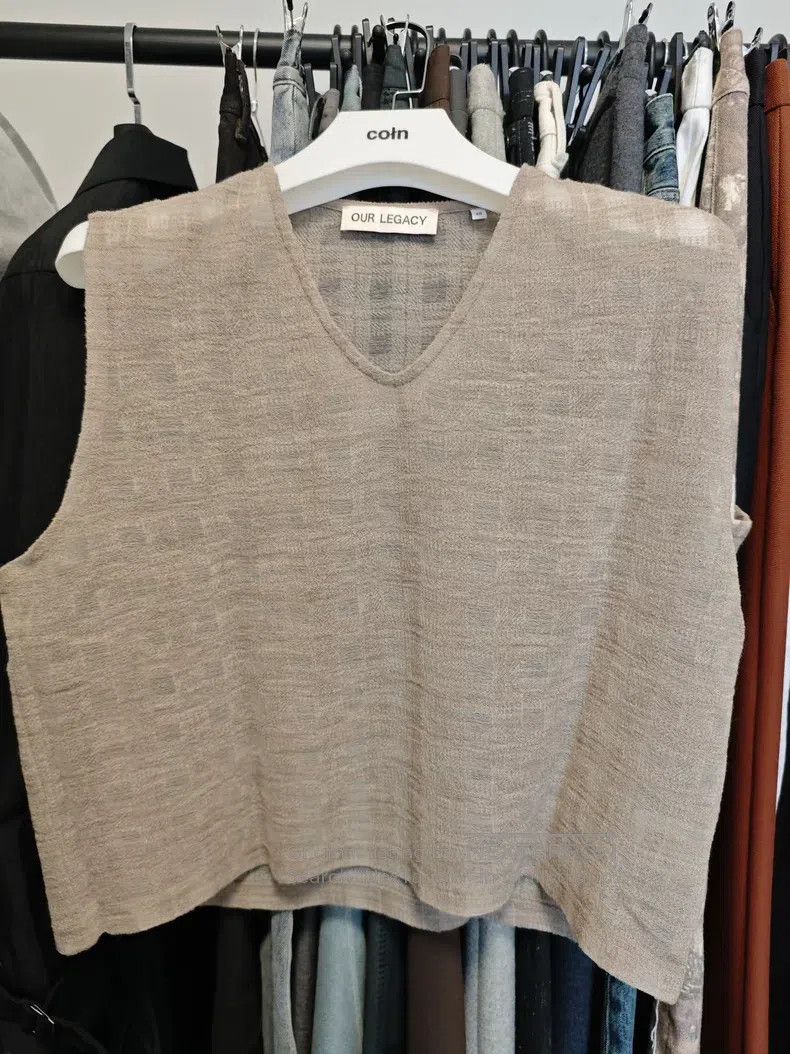 Our Legacy Our Legacy V-neck vest Size US M / EU 48-50 / 2 - 4 Thumbnail