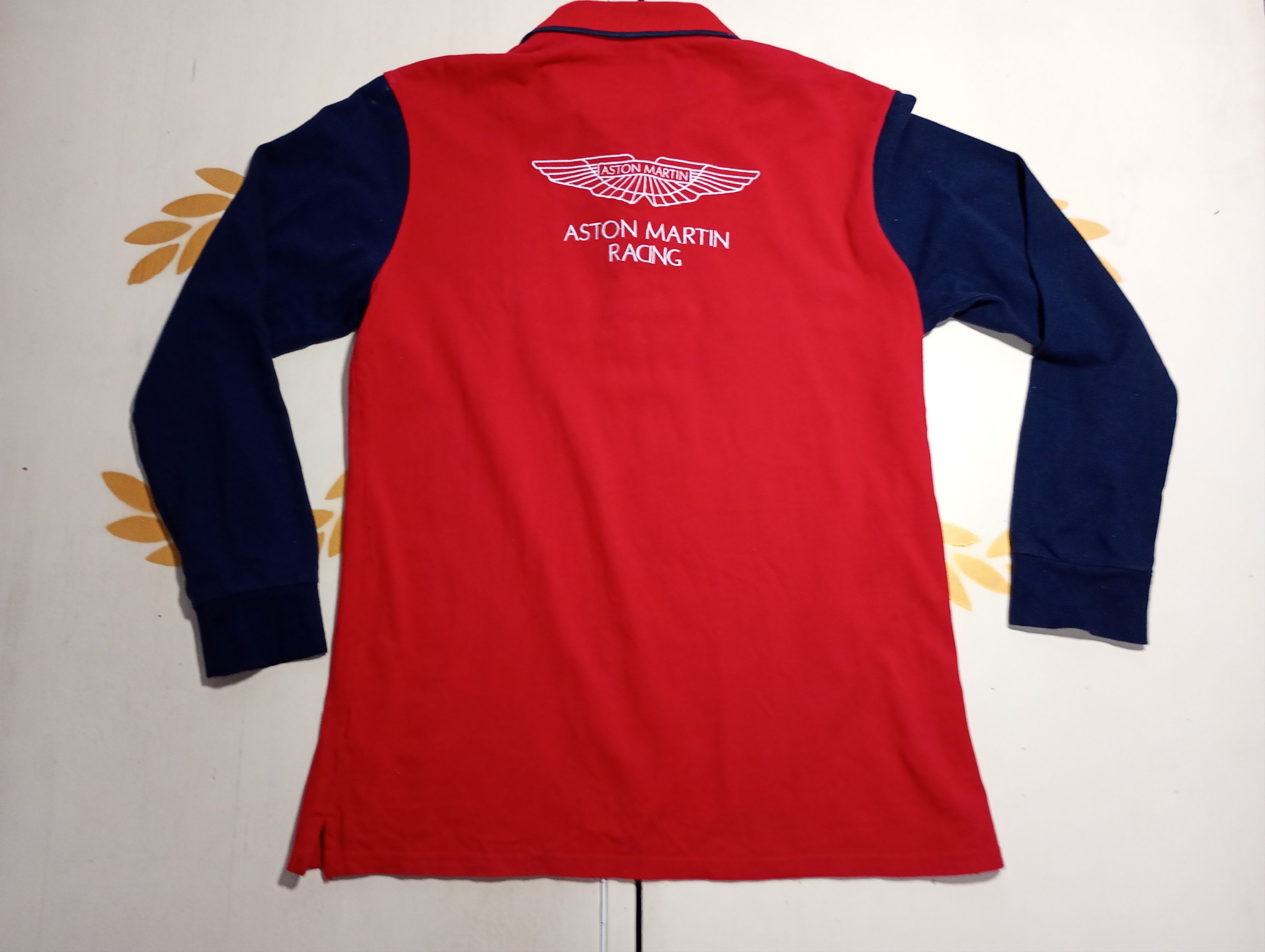 Hackett Hackett Aston Martin Racing Long Sleeve Polo Shirt Size US XXL / EU 58 / 5 - 10 Thumbnail