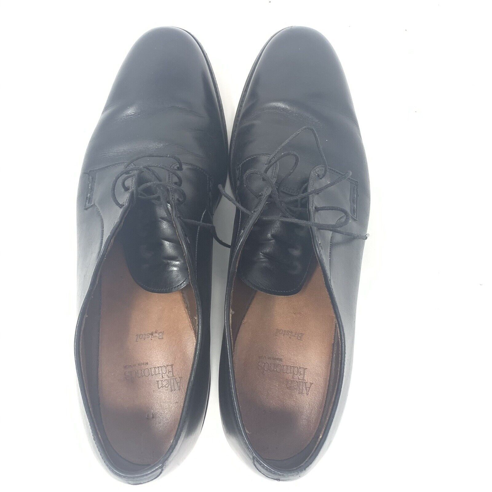 Allen Edmonds Allen Edmonds Bristol Plain Toe Blucher Leather Black 13 AA Size US 13 / EU 46 - 7 Thumbnail