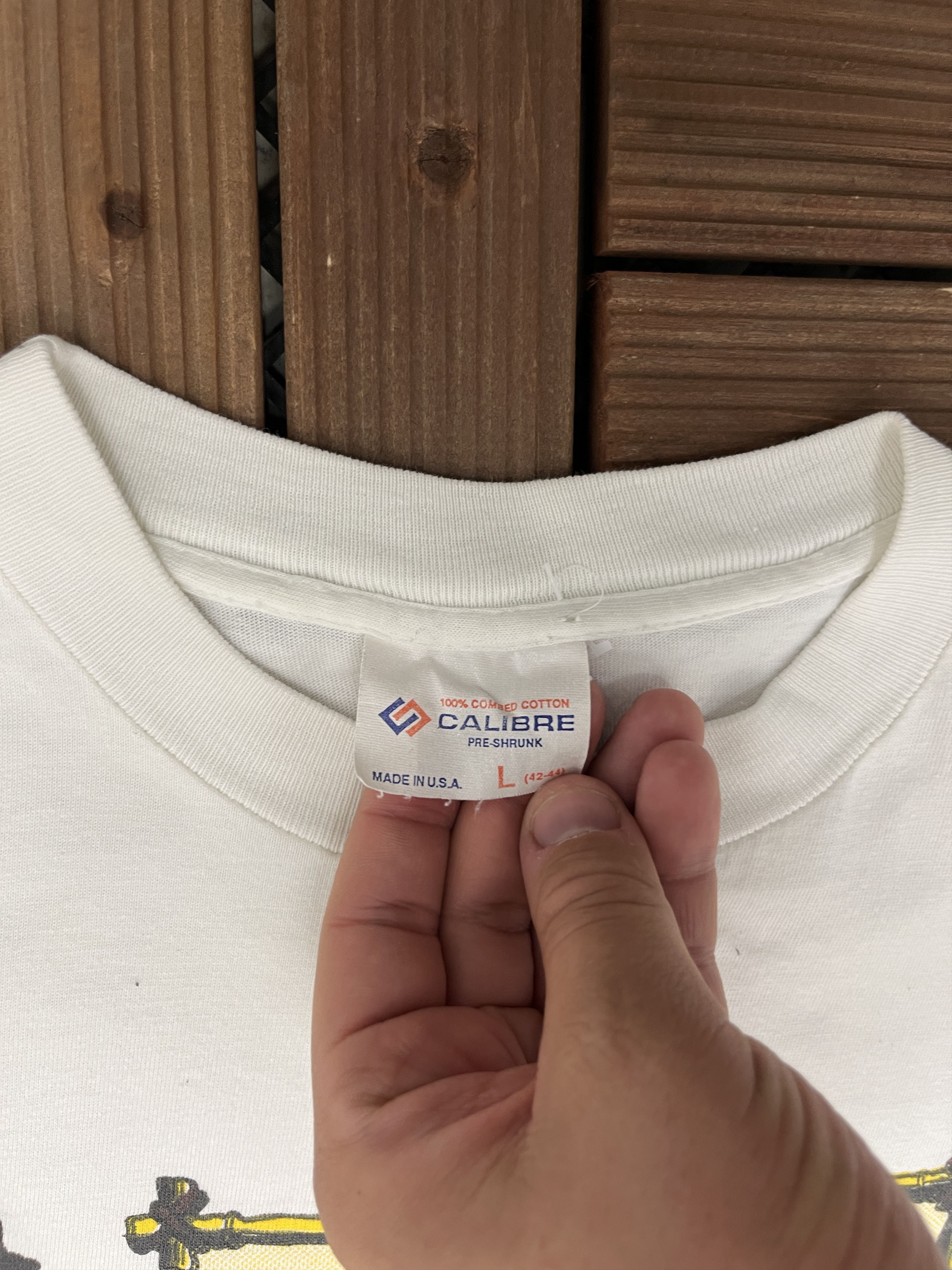 Vintage Gimme A Duck!, Florida Vintage White T-Shirt Tee Size US L / EU 52-54 / 3 - 5 Thumbnail