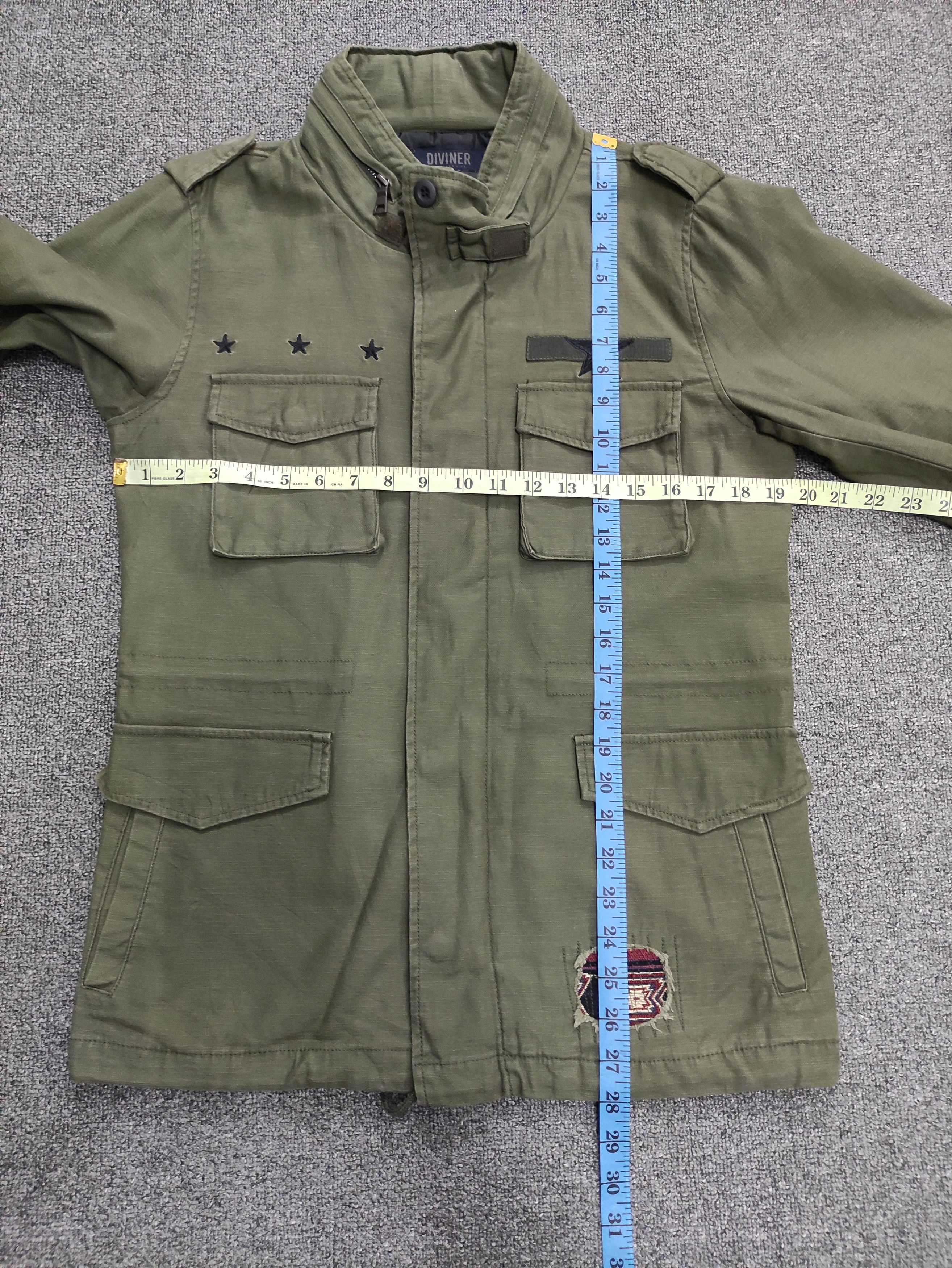 Japanese Brand Vintage Diviner Military Style Jacket Zipper With Hoodie Size US M / EU 48-50 / 2 - 15 Thumbnail
