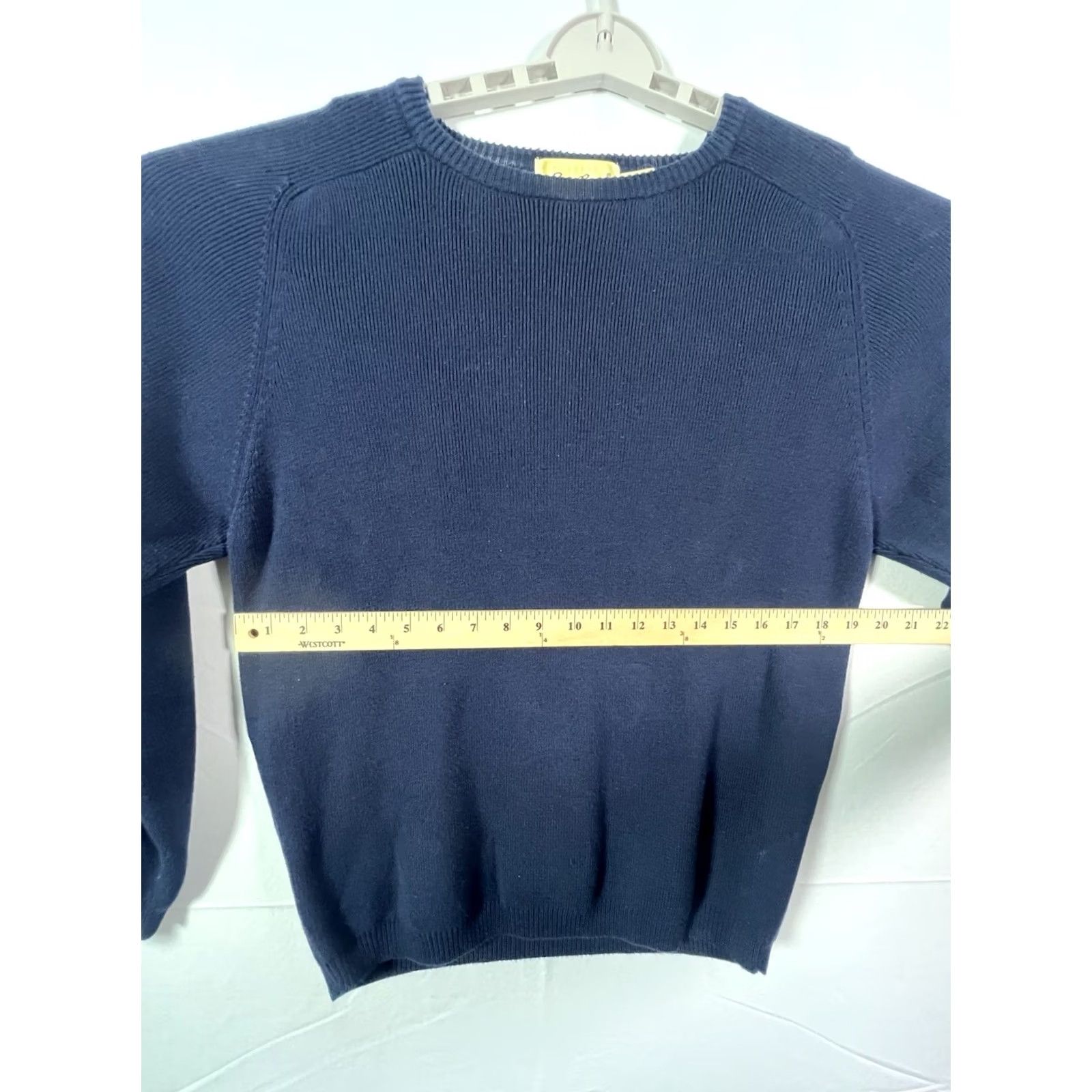 Eddie Bauer Eddie Bauer Sweater Womans Small Blue Crewneck 100% Cotton Ribbed Knit Pullover Size US S / EU 44-46 / 1 - 2 Thumbnail