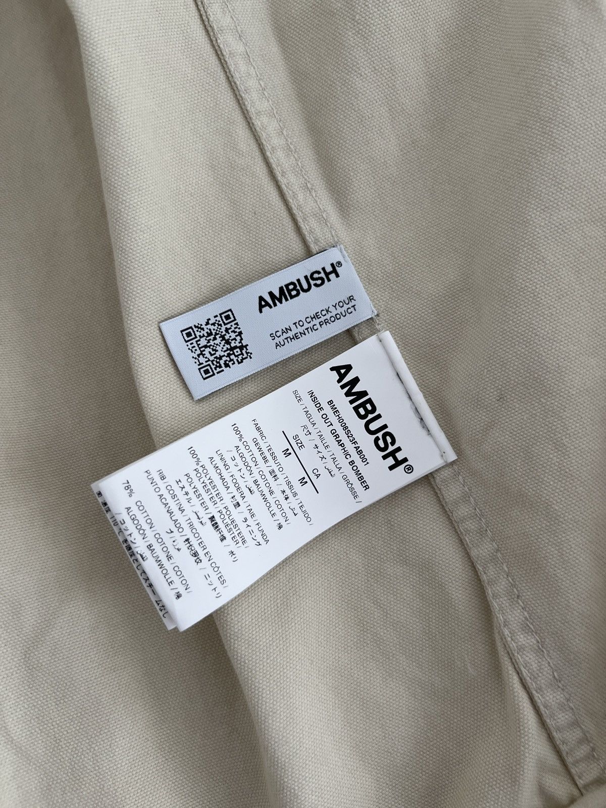 Ambush Design Back Logo Bomber Jacket Size US M / EU 48-50 / 2 - 7 Thumbnail