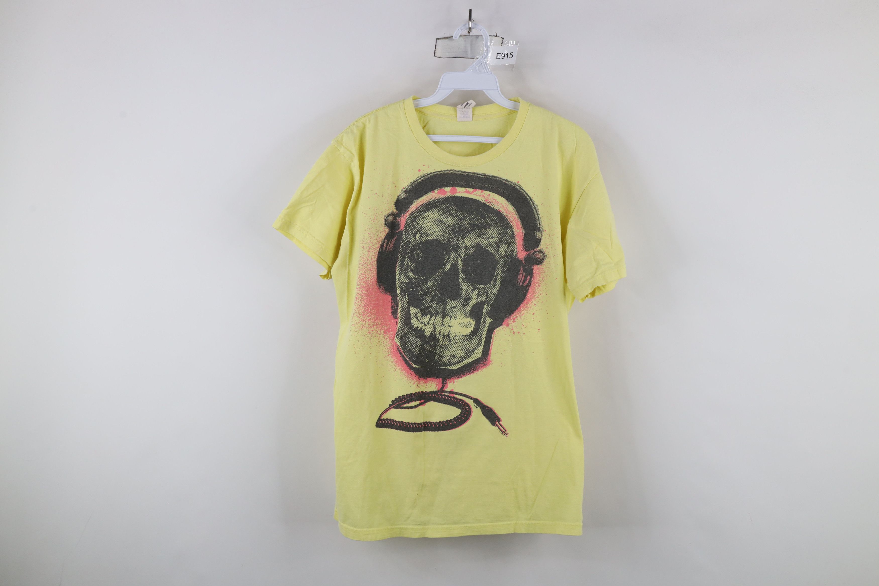 Vintage Vintage 90s Y2K Streetwear Skull Skeleton Music T-Shirt Size US L / EU 52-54 / 3 - 1 Thumbnail